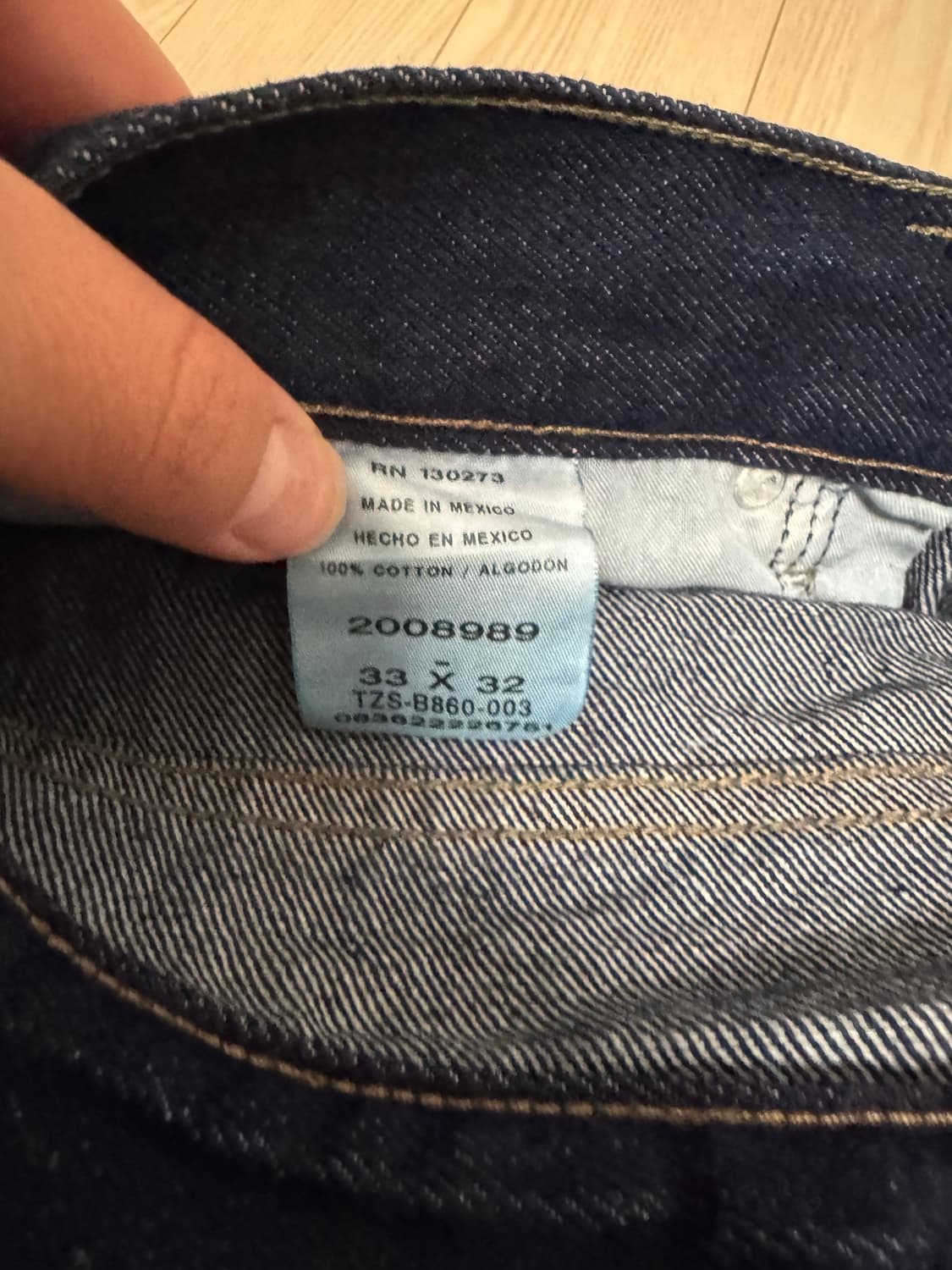 Lee 빈티지 인디고 데님팬츠 상품이미지6