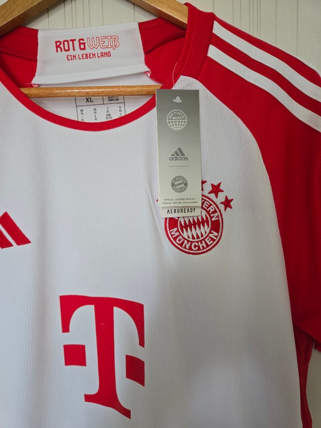 23-24 바이에른 뮌헨 홈 키미히 XL 뮌헨 유니폼 상품이미지2