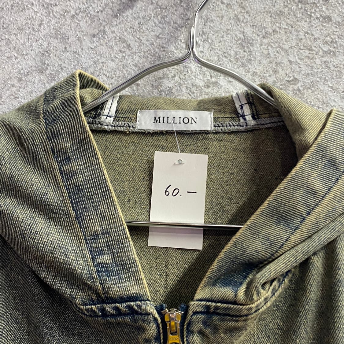 밀리언 디트로이트 투웨이 데님자켓 B3331 상품이미지3