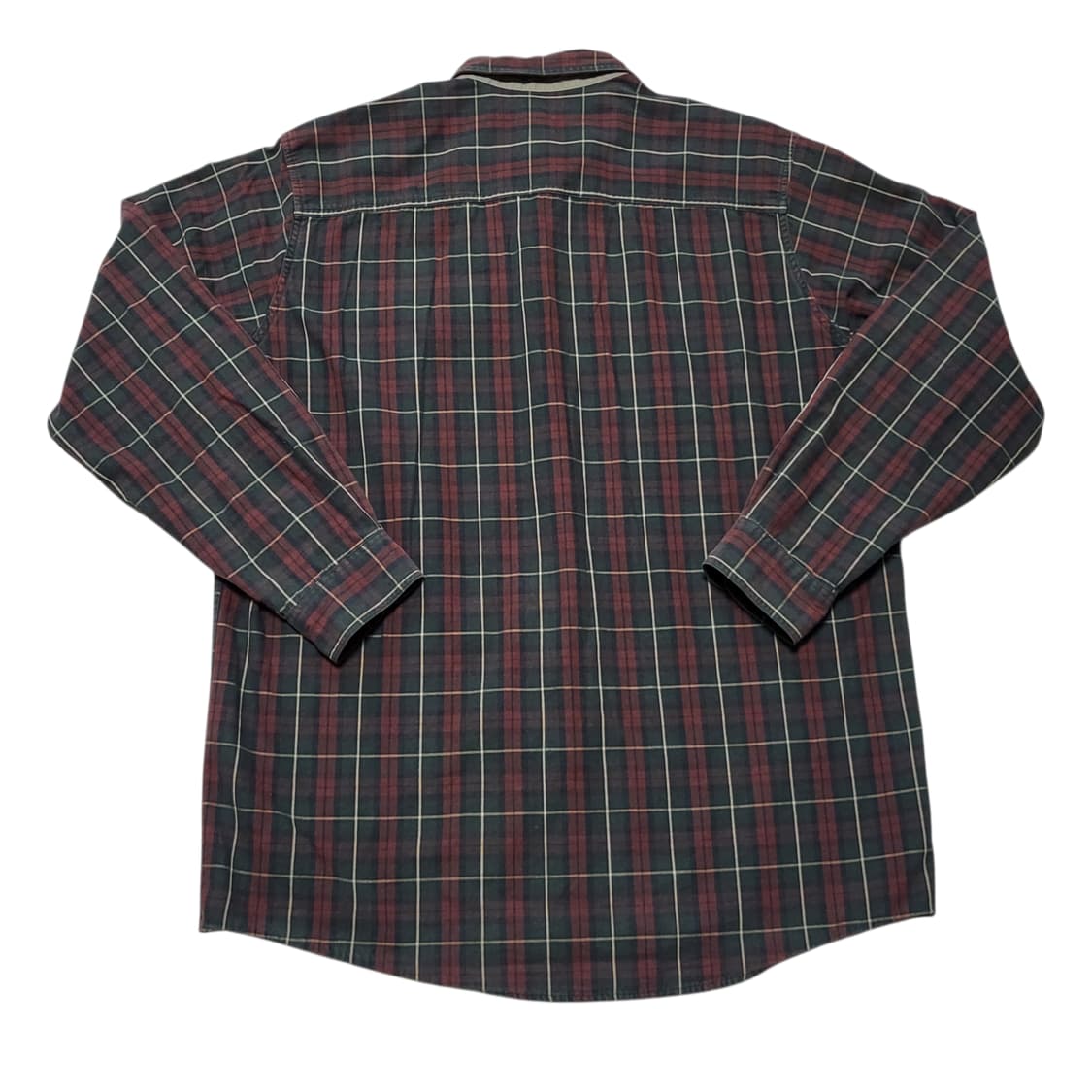 (L) vtg 90s LLBean 엘엘빈 엘보패치 빈티지 체크셔츠 상품이미지3