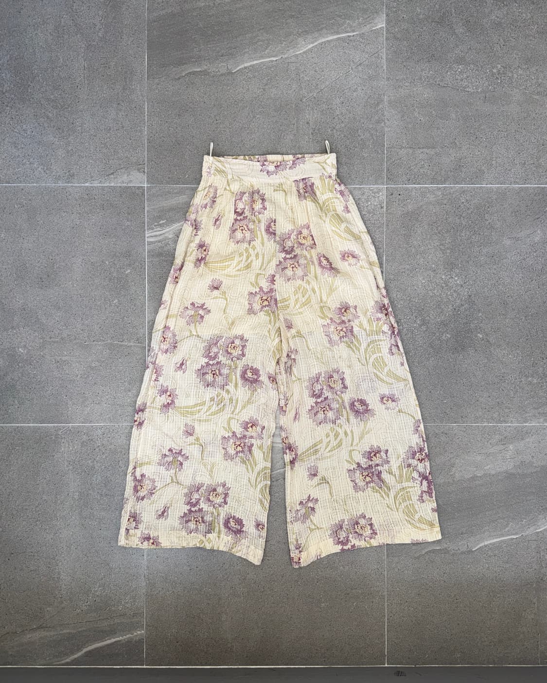 Vanessa Bruno floral pleats silk pants 상품이미지1