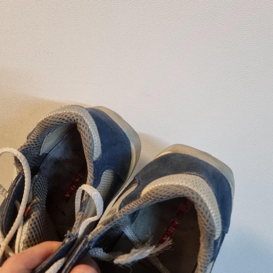 프라다 아메리칸컵 스웨이드 블루 네이비 11사이즈 상품이미지8