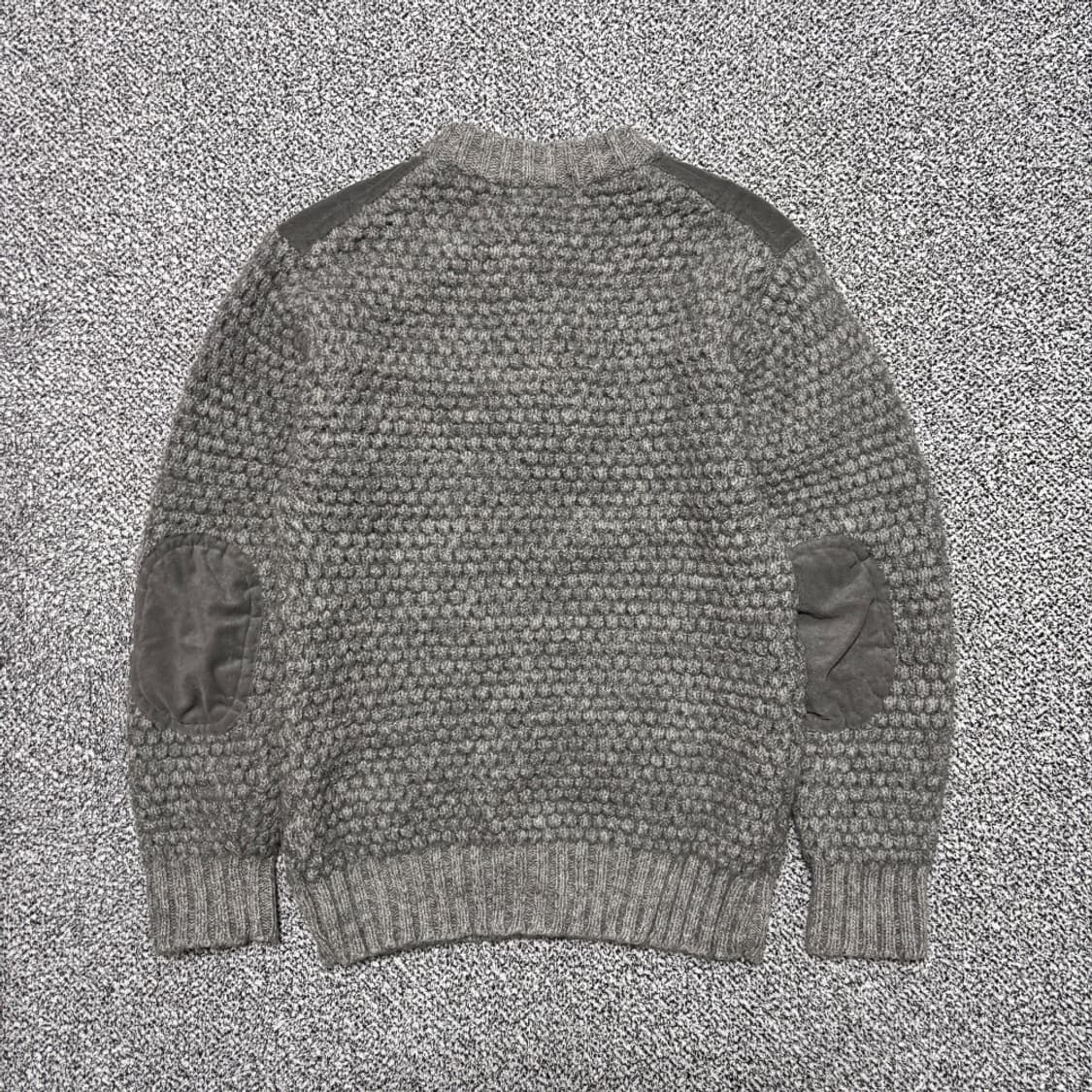 McGREGOR 맥그리거 엘보 패치 울 니 스웨터 M 상품이미지4