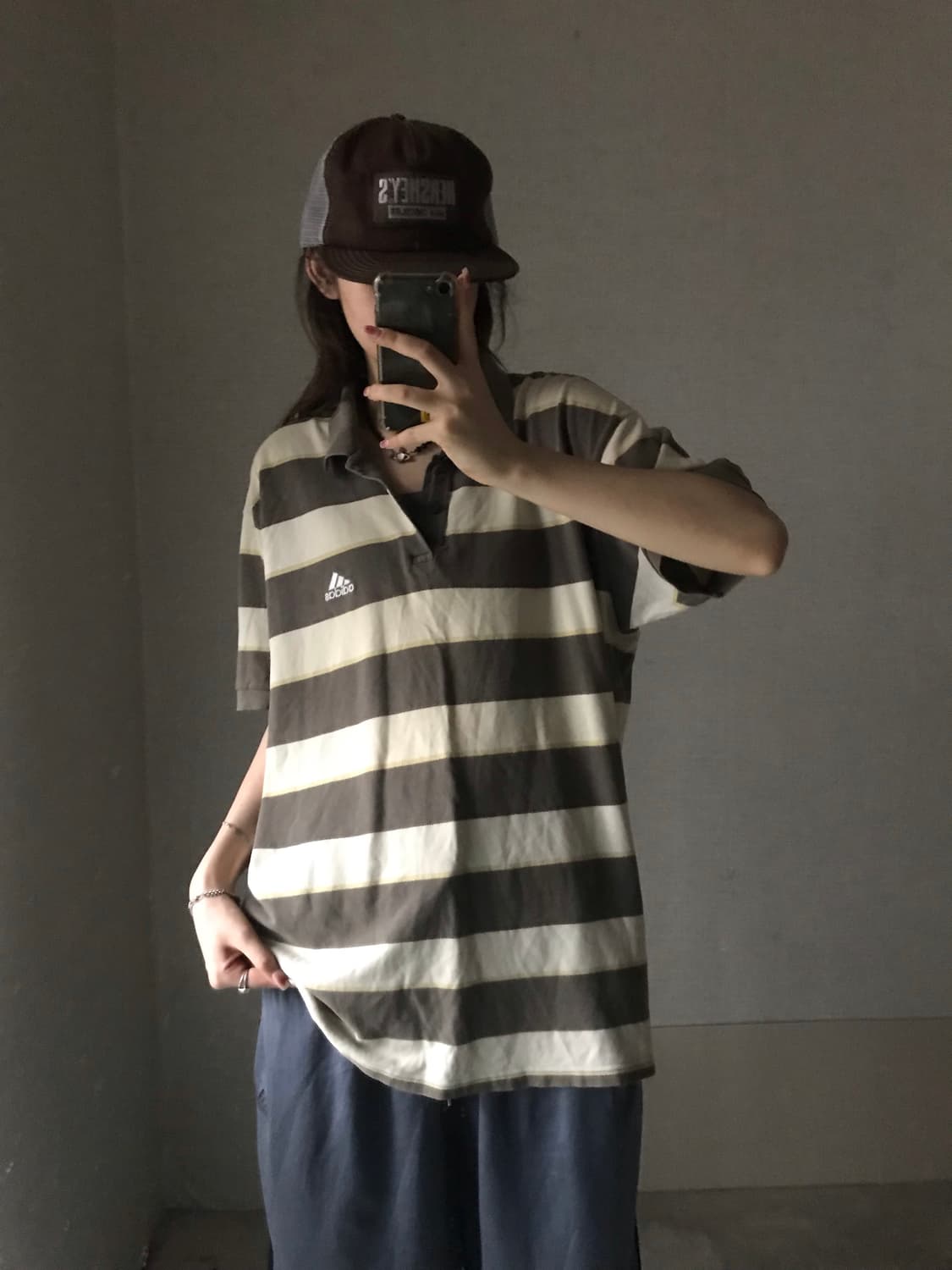 아디다스 90s 브라운 스트라이프 pk 상품이미지2
