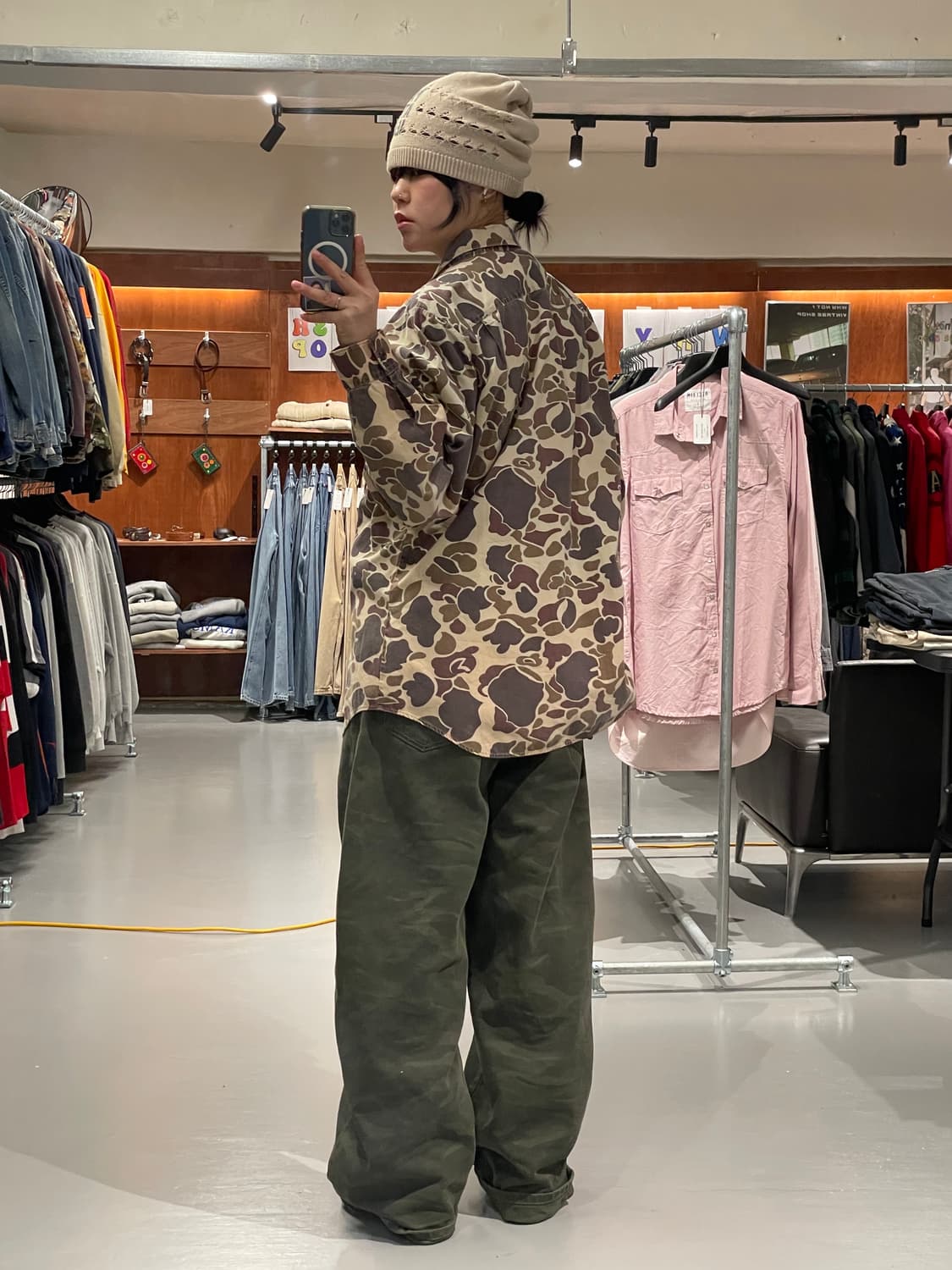 빈티지 덕 카모플라주 셔츠   상품이미지5