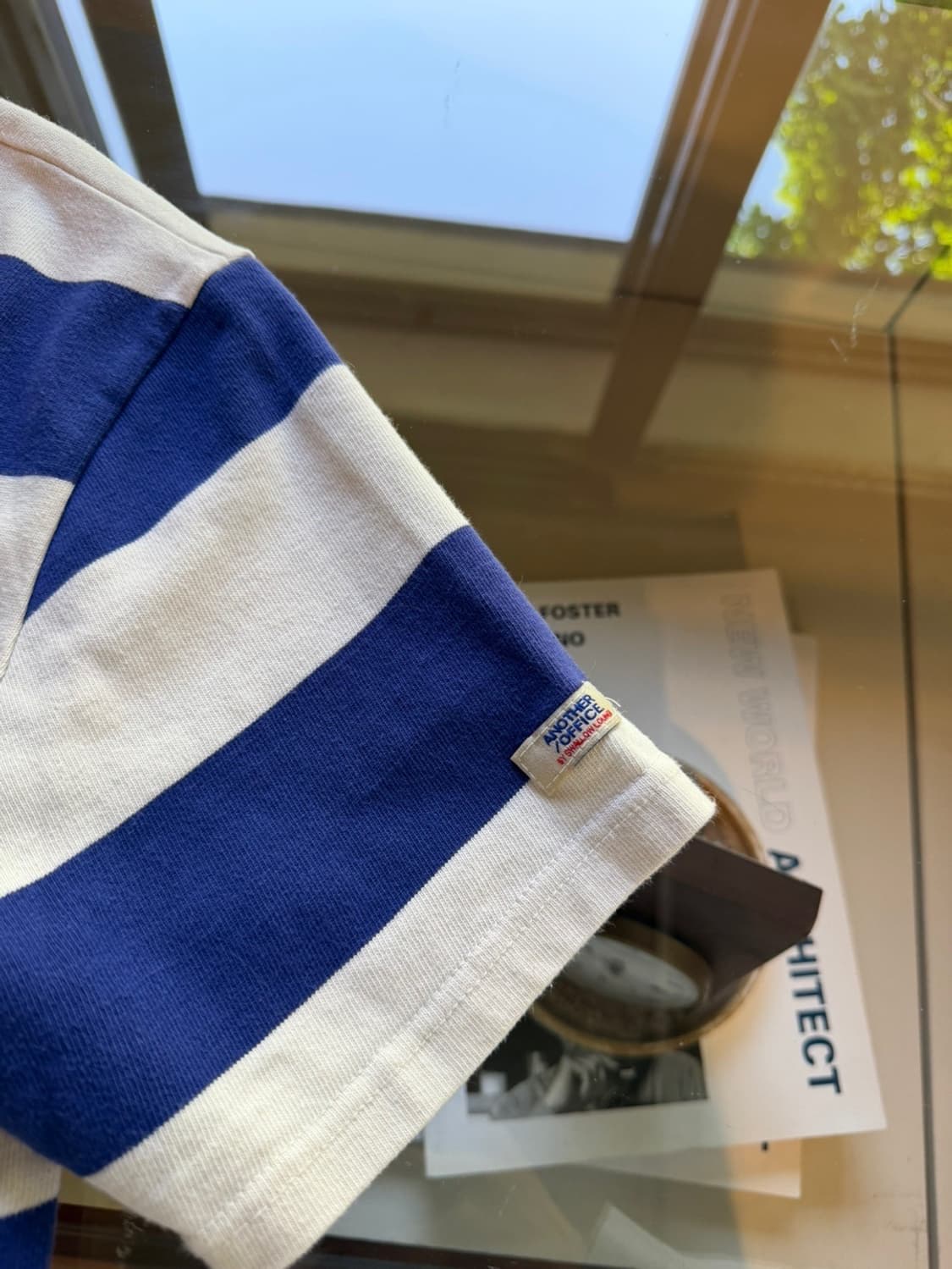 어나더오피스 스트라이프 티셔츠 100 상품이미지8