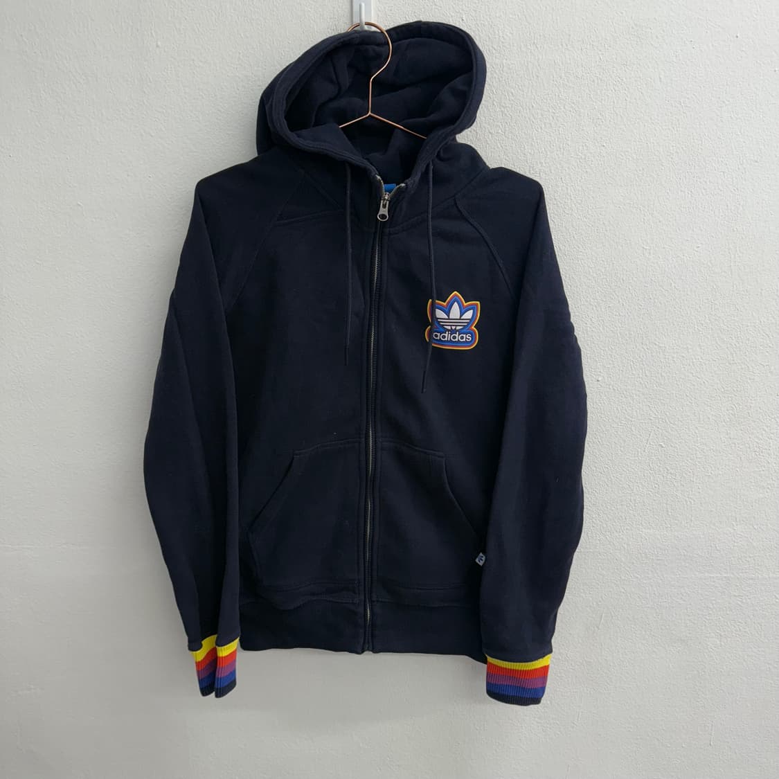 아디다스 오리지널 네이비 후드집업 (95) 상품이미지1