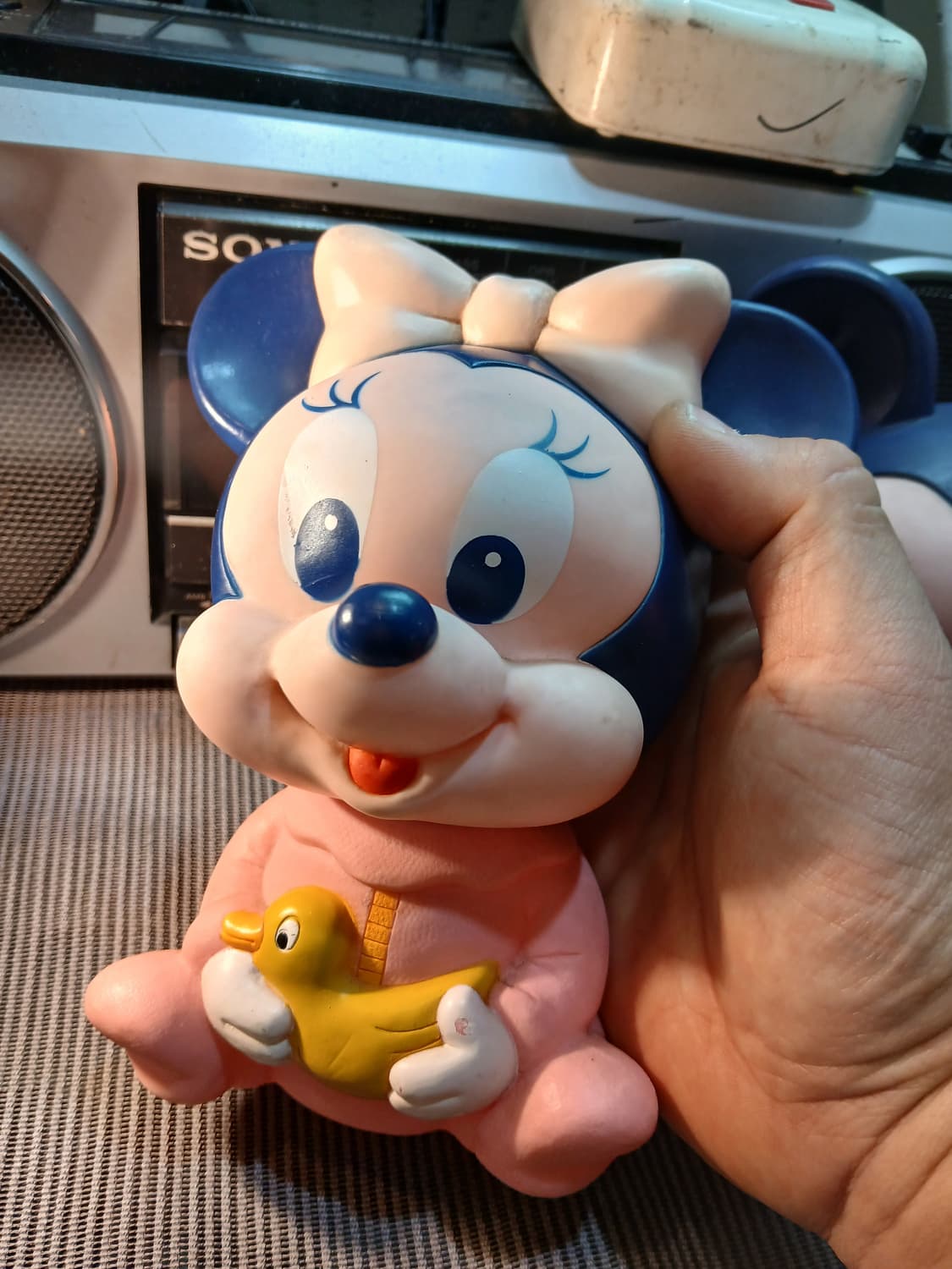 90s 빈티지 디즈니 베이비 미키,미니 소프 피규어 셋트 상품이미지2