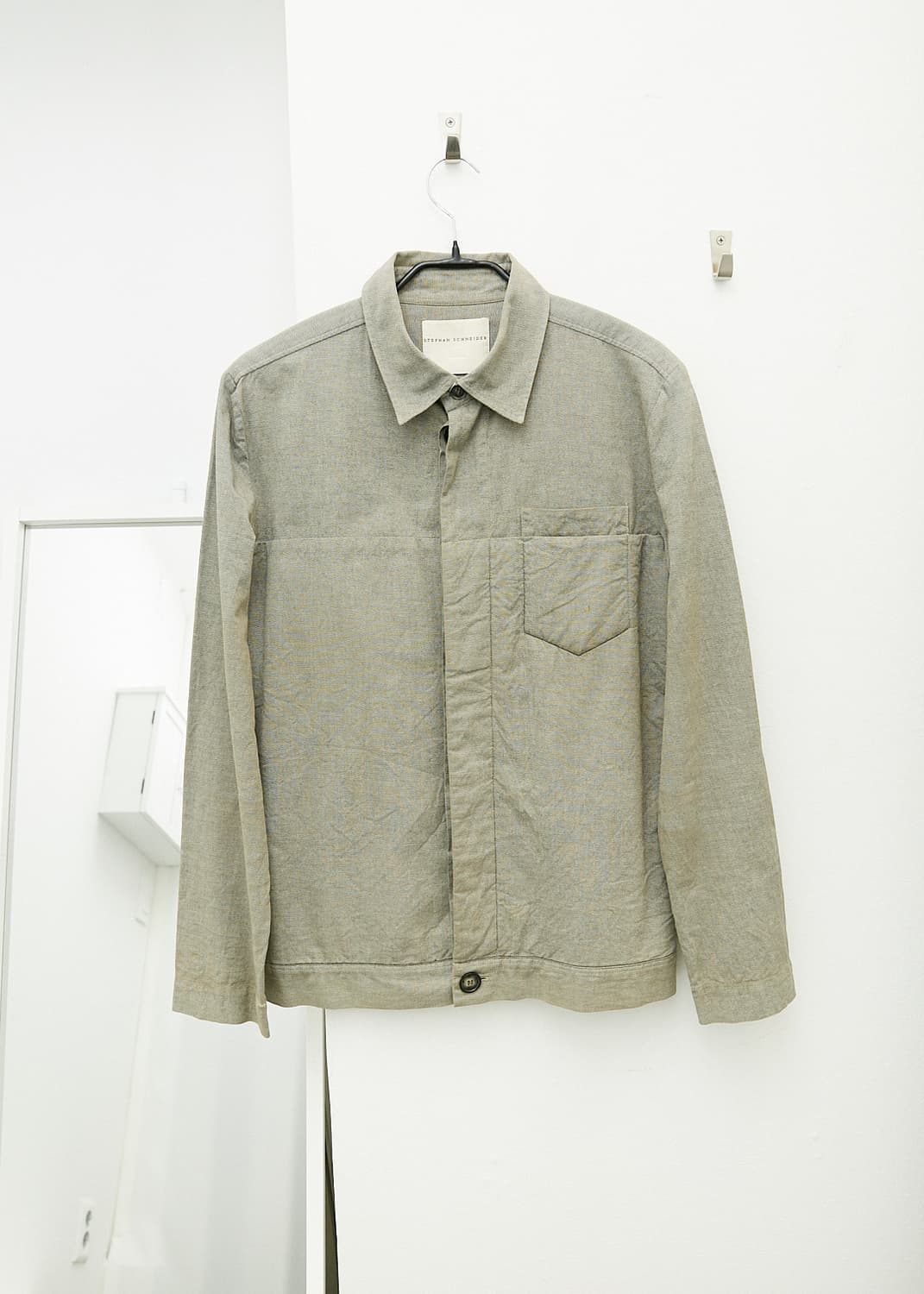 'Sample' Hidden Buttons Coverall Jacket 상품이미지1