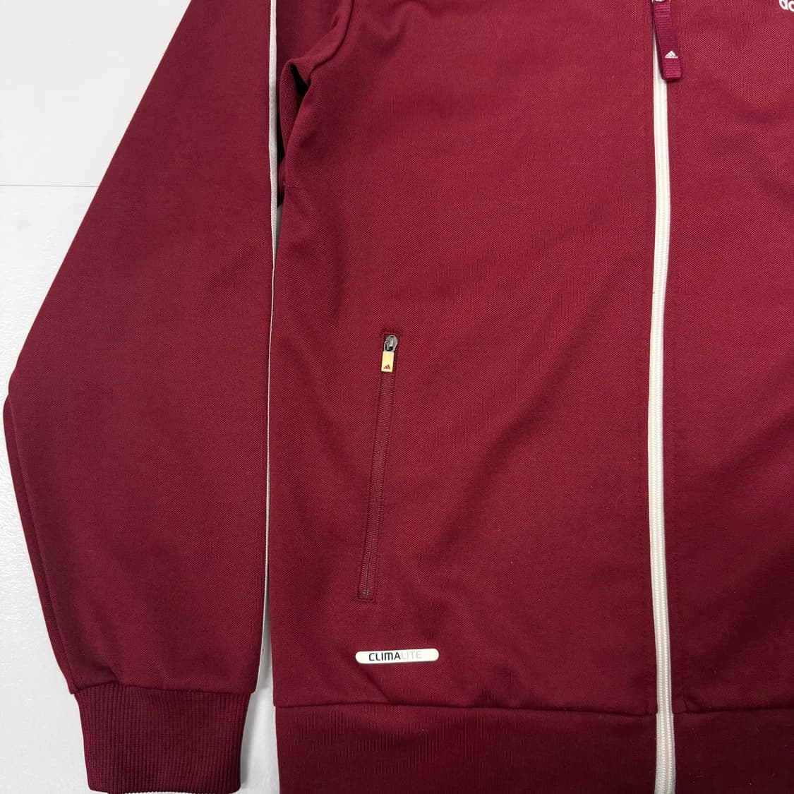 (100)아디다스 져지 삼선 니트 버건디 트랙탑 상품이미지3