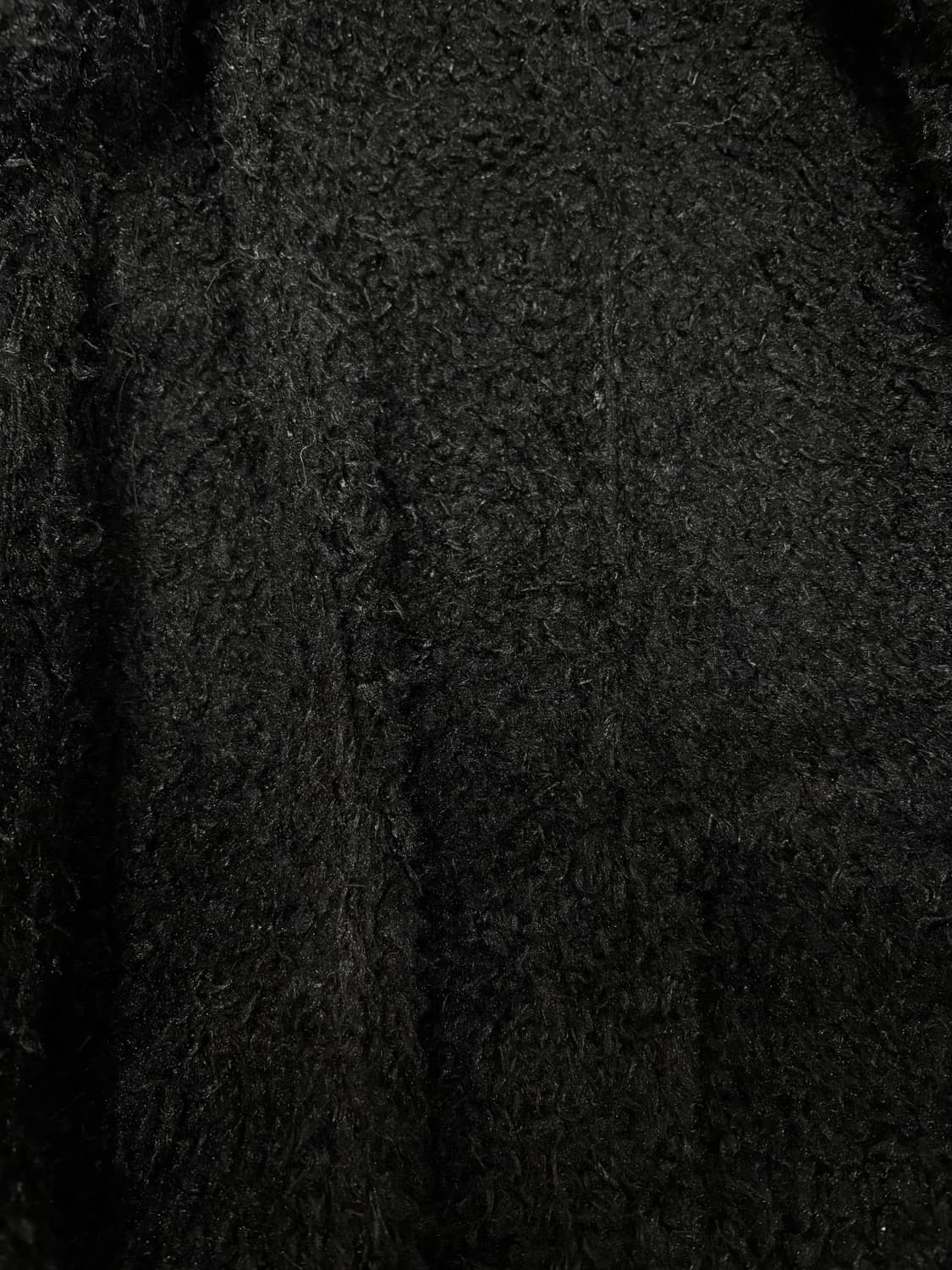 Black Fur Trimming Chic Long Jacket 상품이미지5