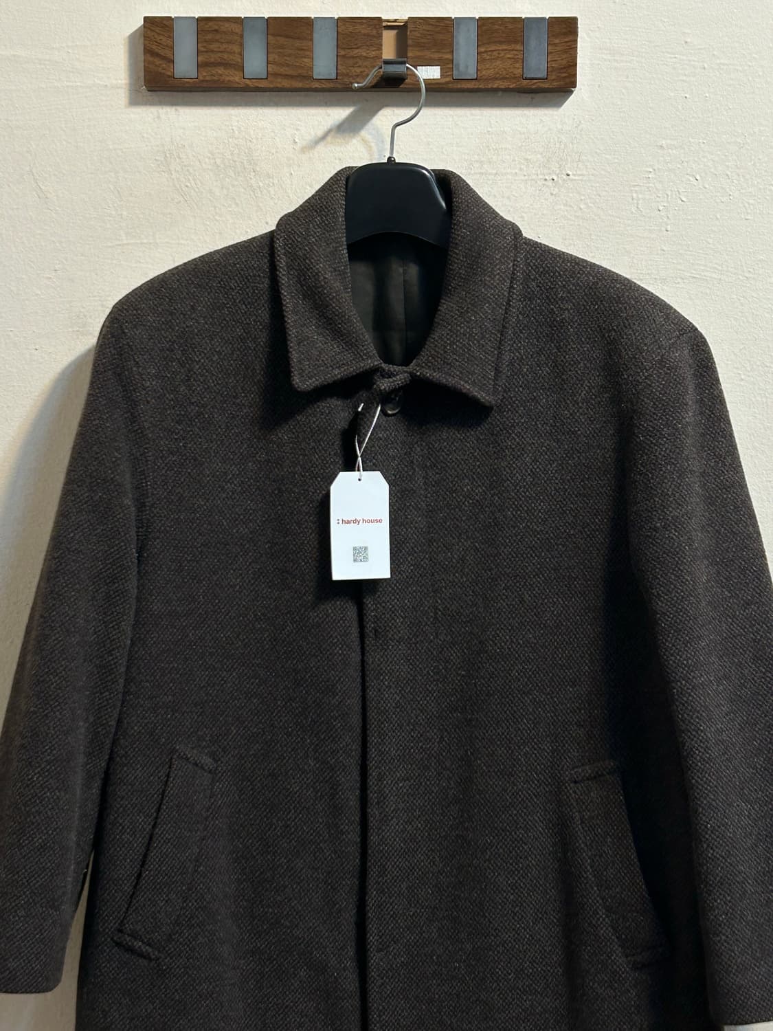 입생로랑 헤링본 울 코트 상품이미지2