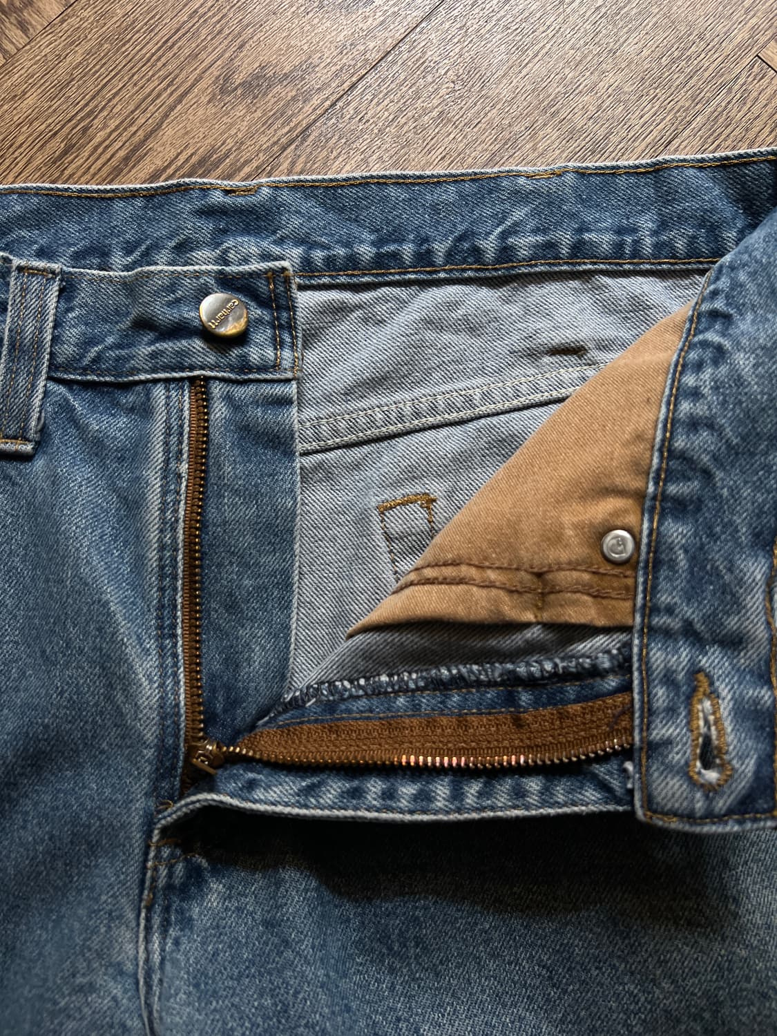 [33]칼하트 USA 더티워싱 워크 데님 팬츠 상품이미지3