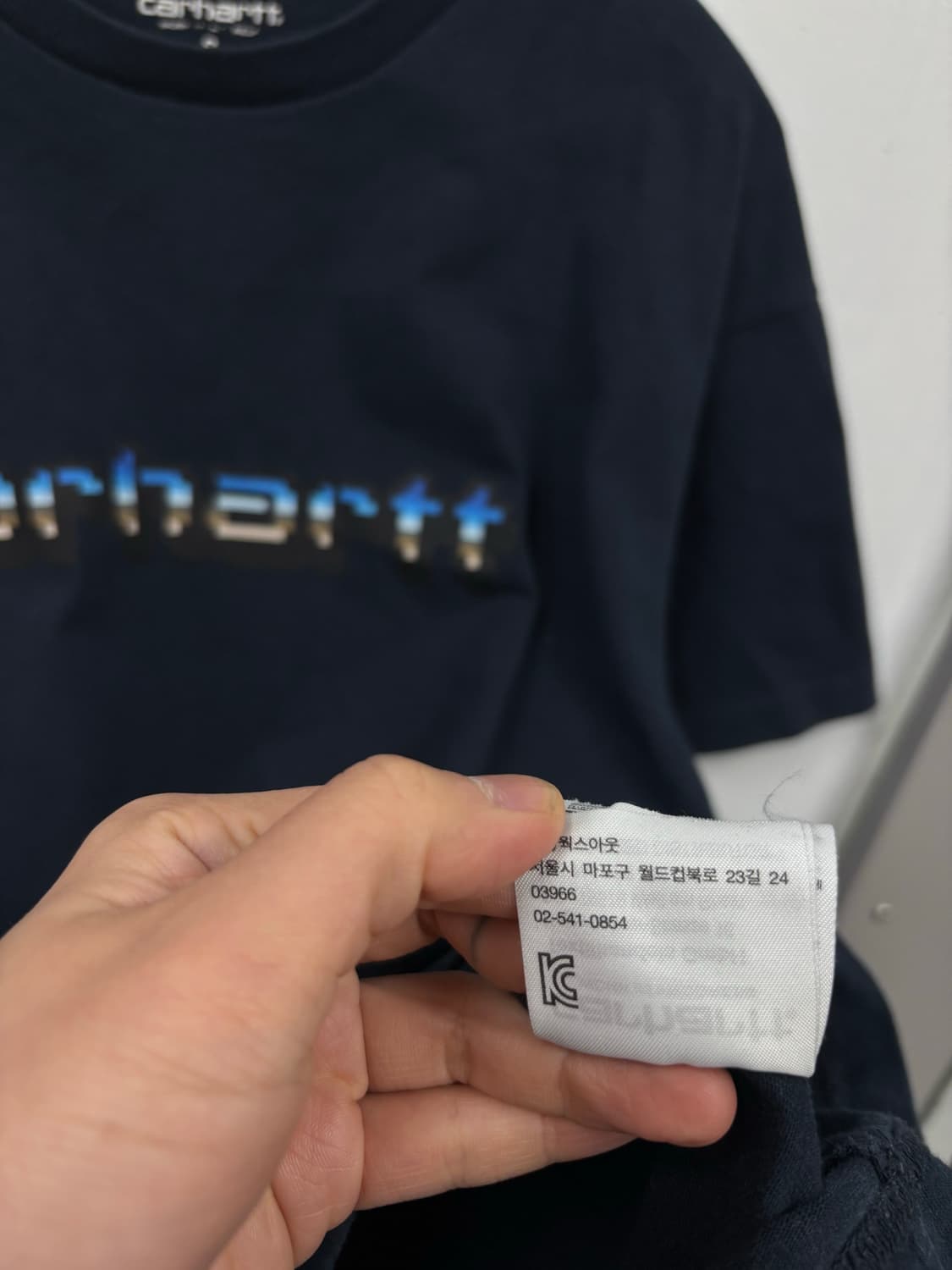 칼하트 로고 반팔티 상품이미지5