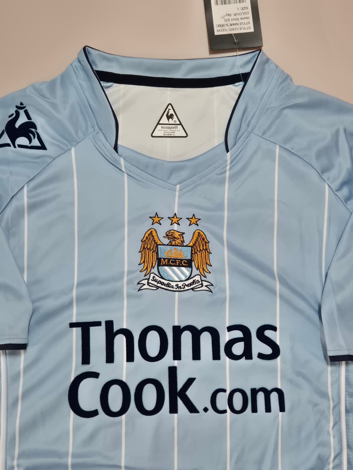 커스텀) 07-08 맨시티 홈 엘링 홀란드 커스텀 마킹 유니폼  L 상품이미지3