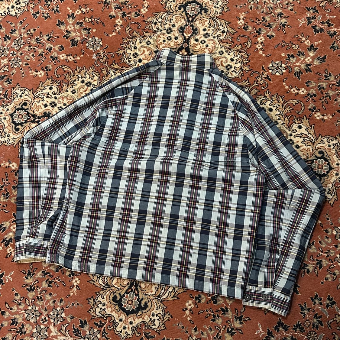 폴로 해링턴 자켓 (XL) 리버시블 타탄체크 상품이미지8