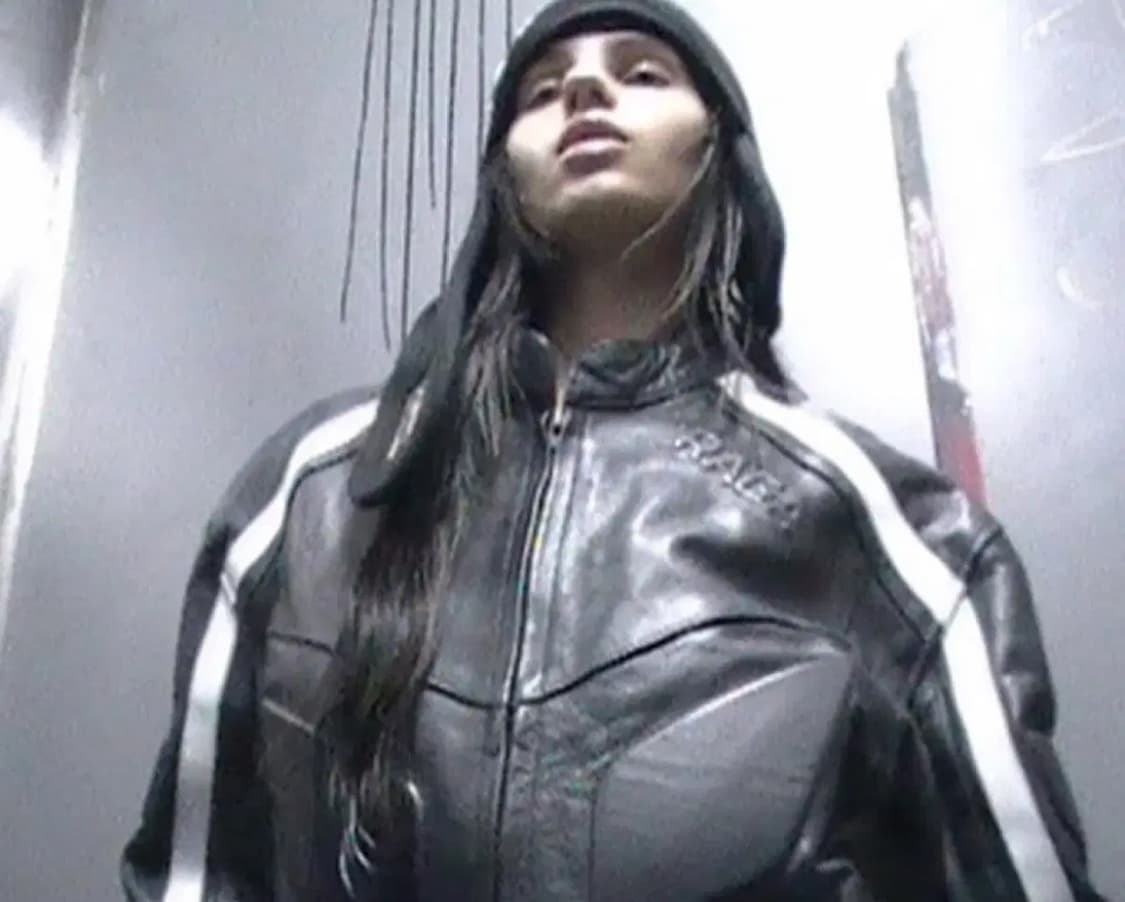 Raga malack 스테이업 레더 자켓 상품이미지3