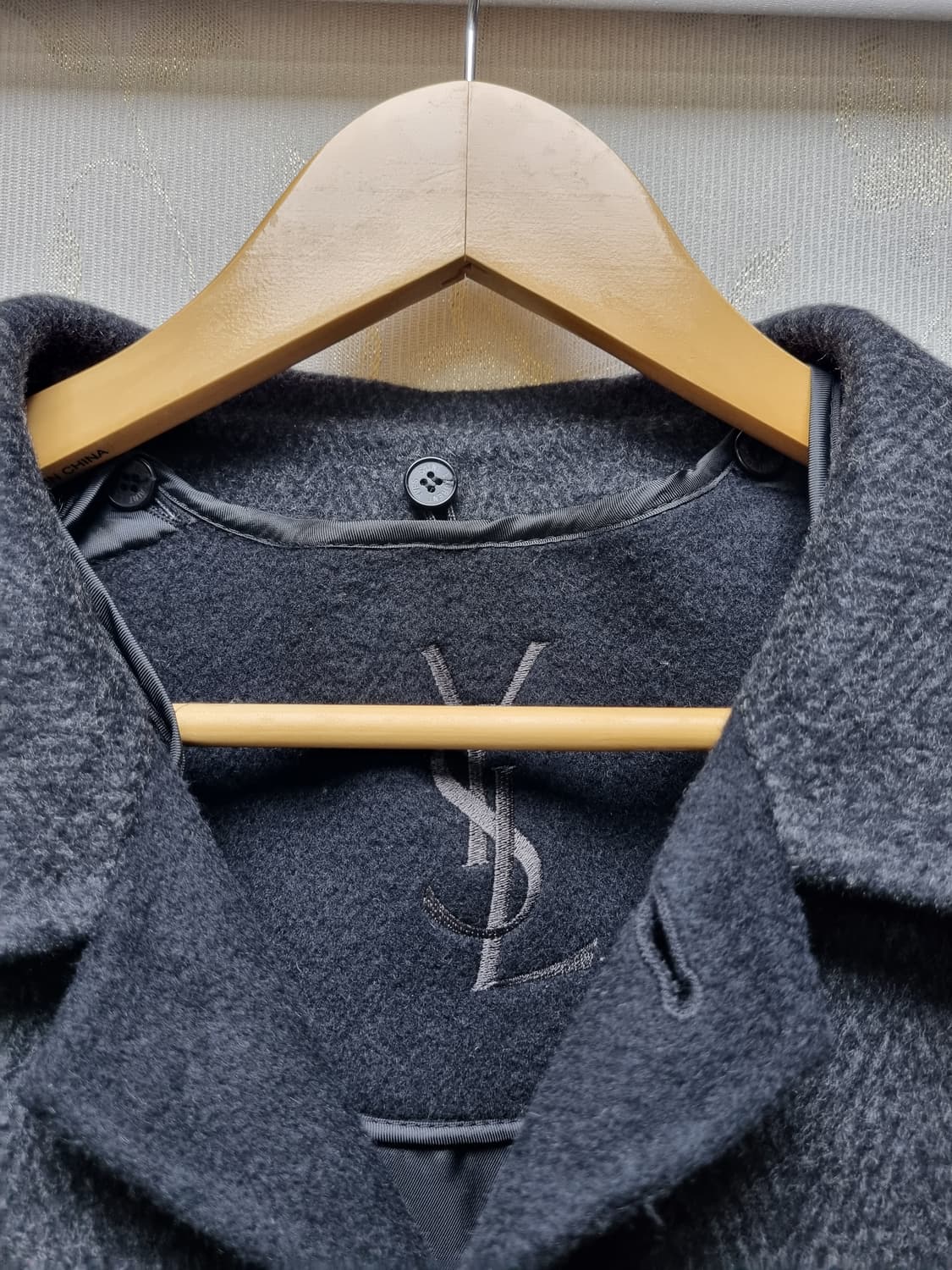 [남105] 입생로랑 울코트+조끼 상품이미지5