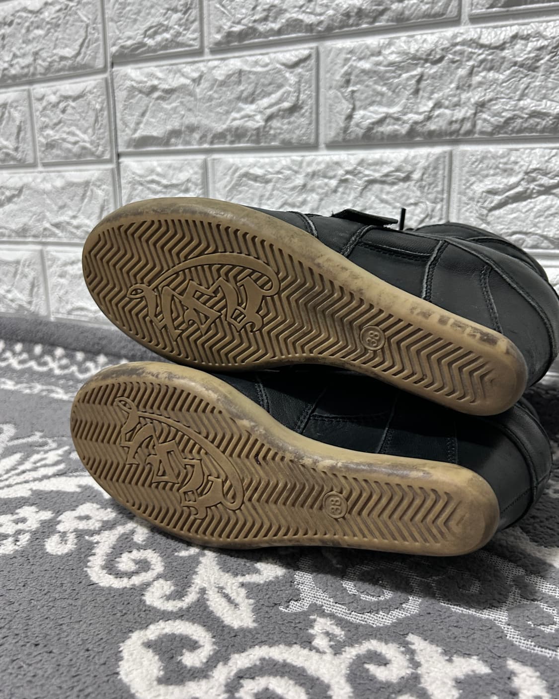 Ash 아쉬 올 레더 보위 히든 웨지힐 스니커즈 상품이미지5