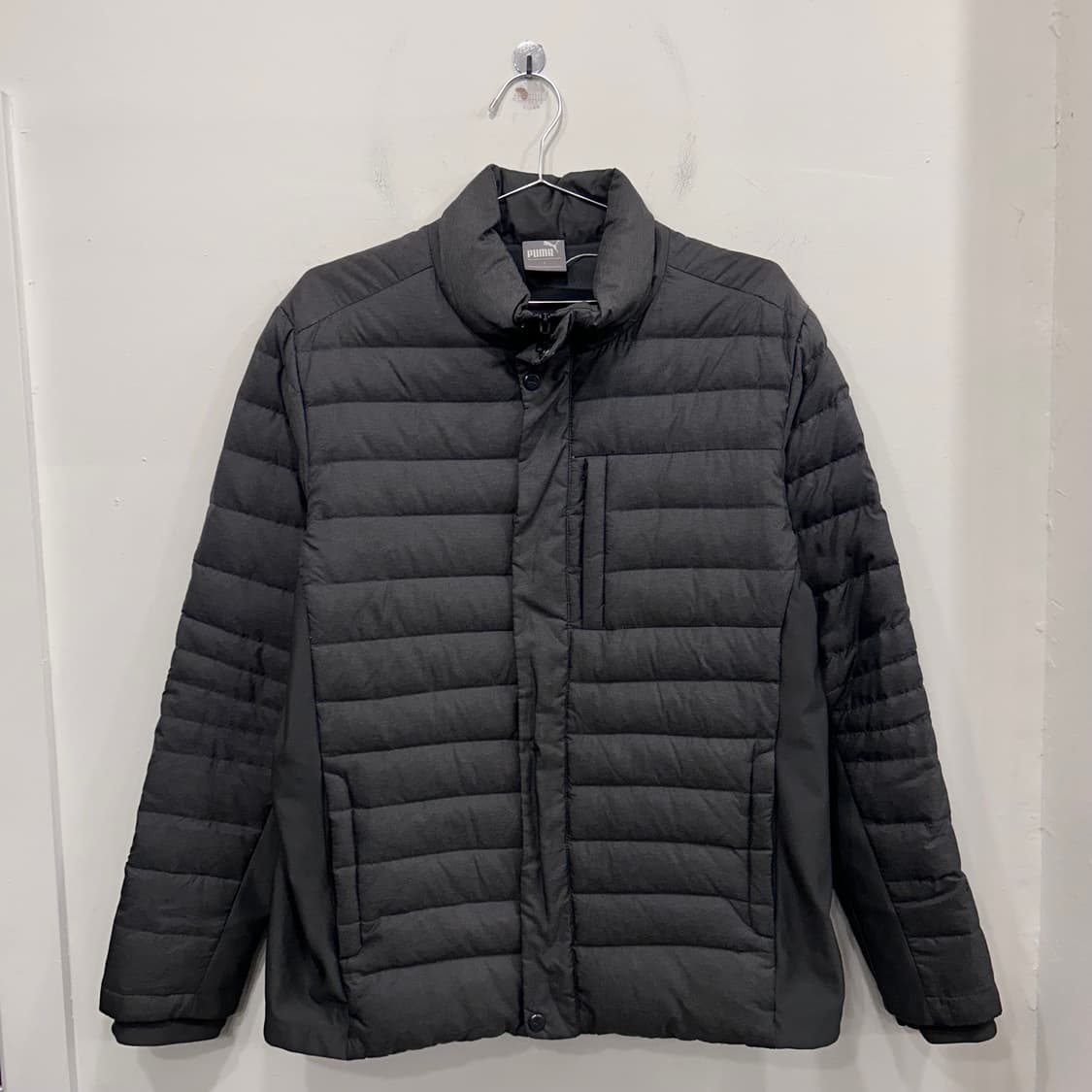 푸마 배색 시보리 덕다운 퀼팅 경량패딩 상품이미지2