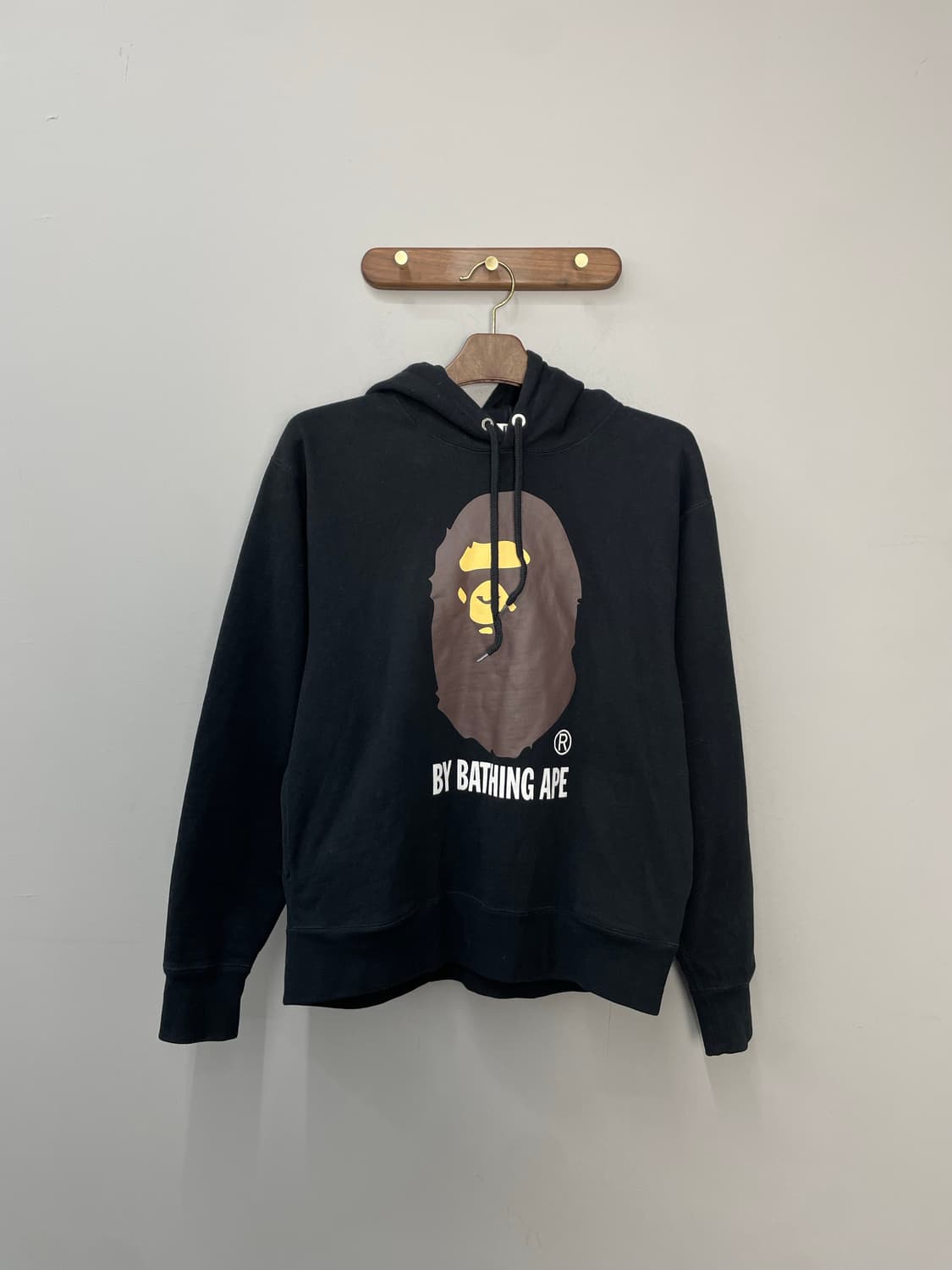 베이프 빅페이스로고 블랙 후드티 H1970 상품이미지2