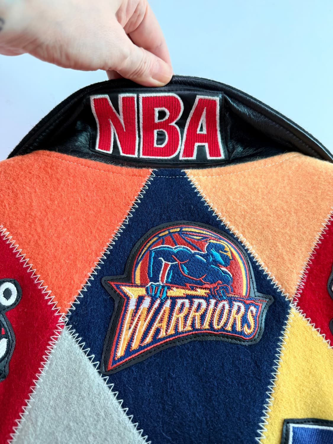 Jeff Hamilton NBA 패치워크 재킷 상품이미지8