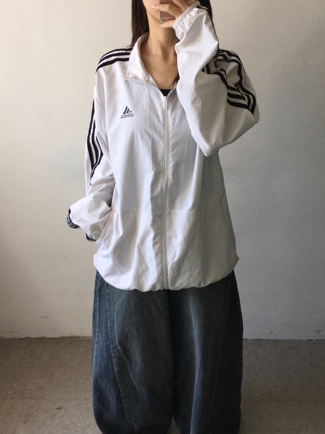 아디다스 삼선 사이드라인 바람막이 상품이미지1