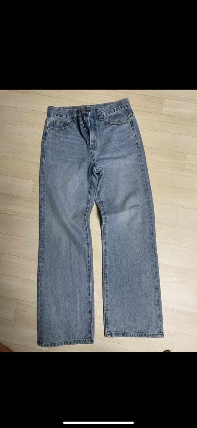 뉴치프시크 세미와이드 연청데님진 상품이미지1