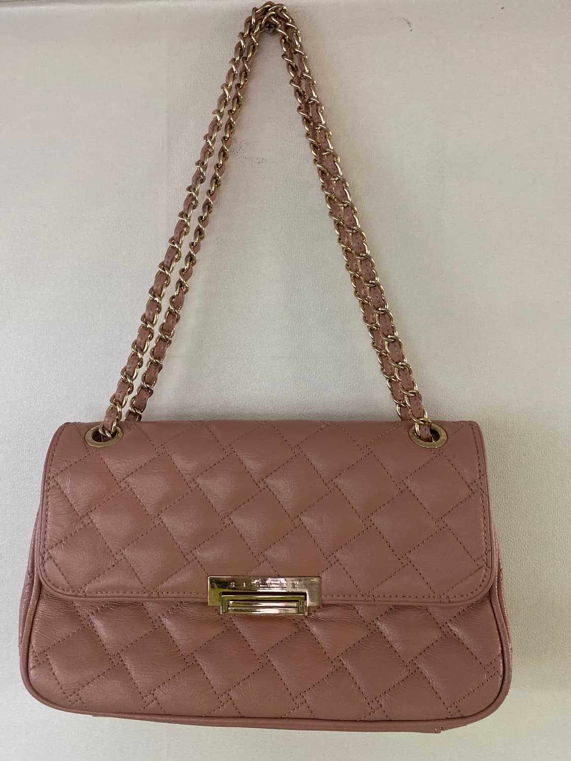 시슬리 퀼팅 체인 가방 핑크 상품이미지1