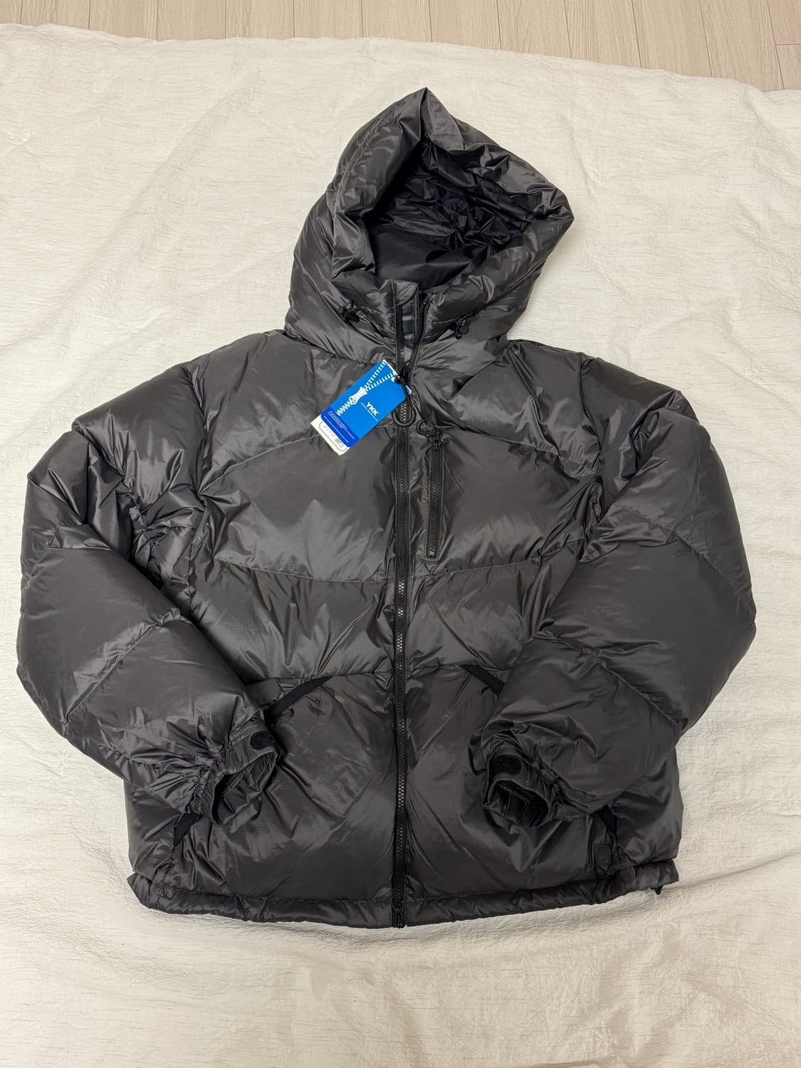 아웃스탠딩 폴라 구스다운 파카 패딩 - 챠콜 L사이즈 상품이미지1