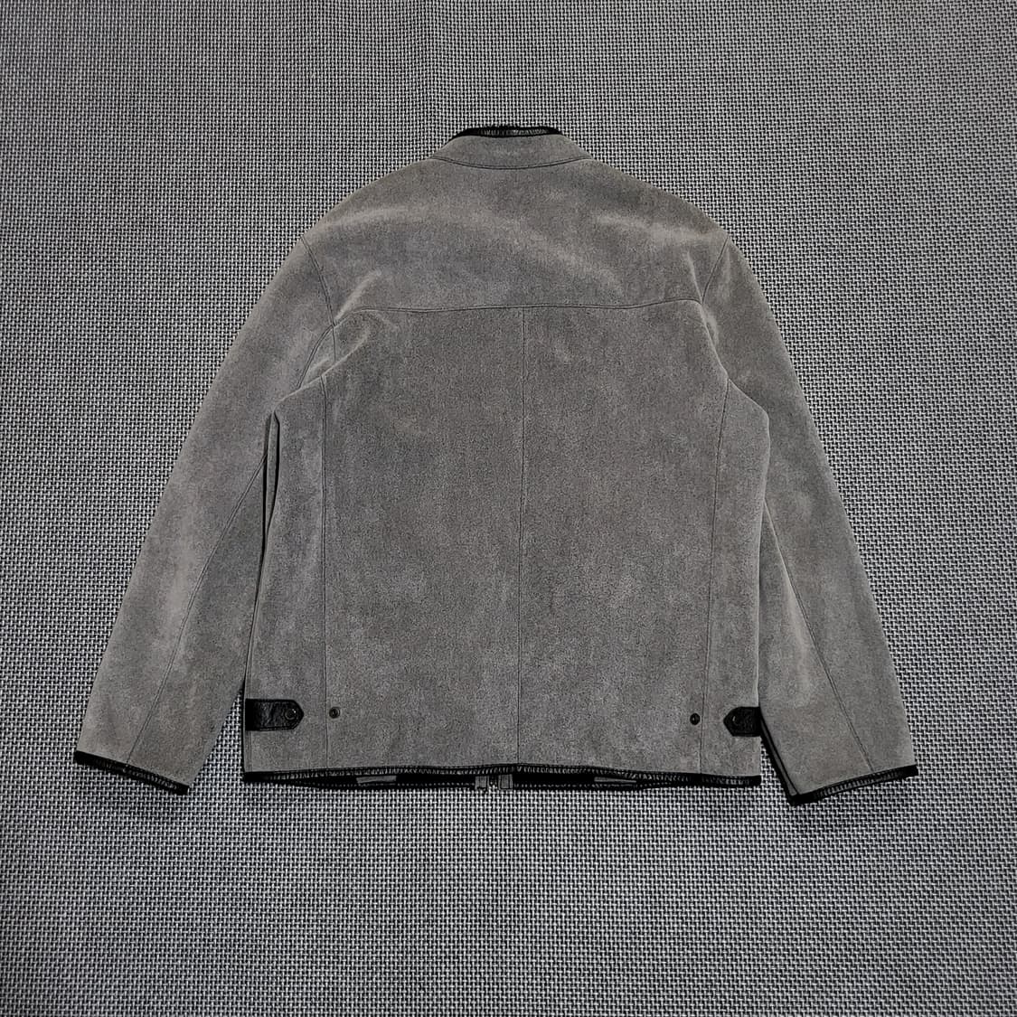 파크랜드 안감퍼 샤무드 무스탕 자켓 그레이 (100-105) 상품이미지3
