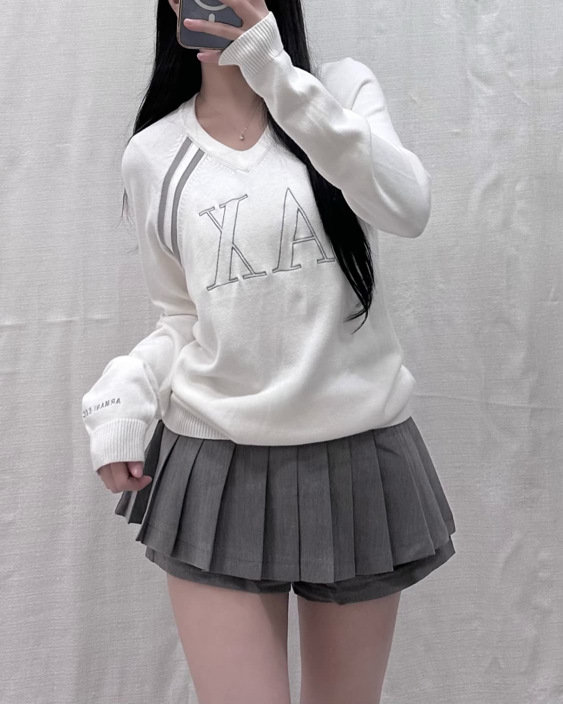 아르마니익스체인지 브에넥 니트 상품이미지1