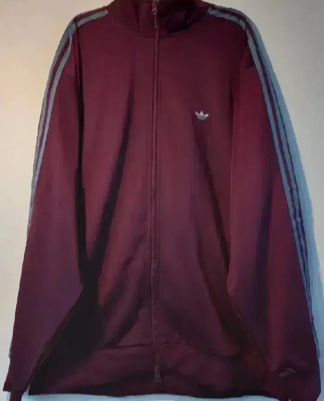 아디다스 BB트랙탑 마룬 와인 버건디 저지 져지집업 100/L 상품이미지1
