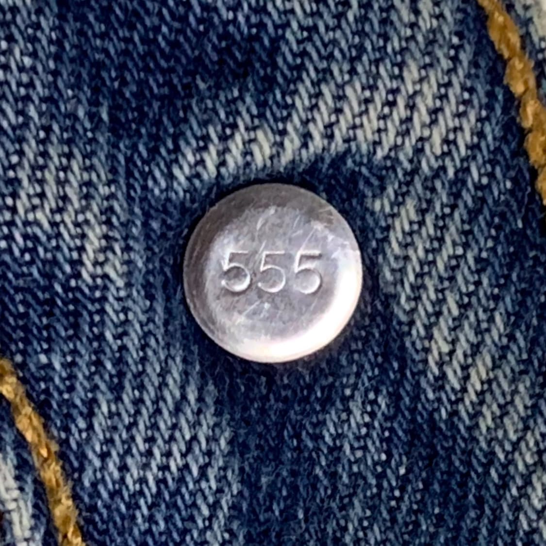 [34] 90's 리바이스 501 데님팬츠 발렌시아 555 공장 블랭크탭 상품이미지5