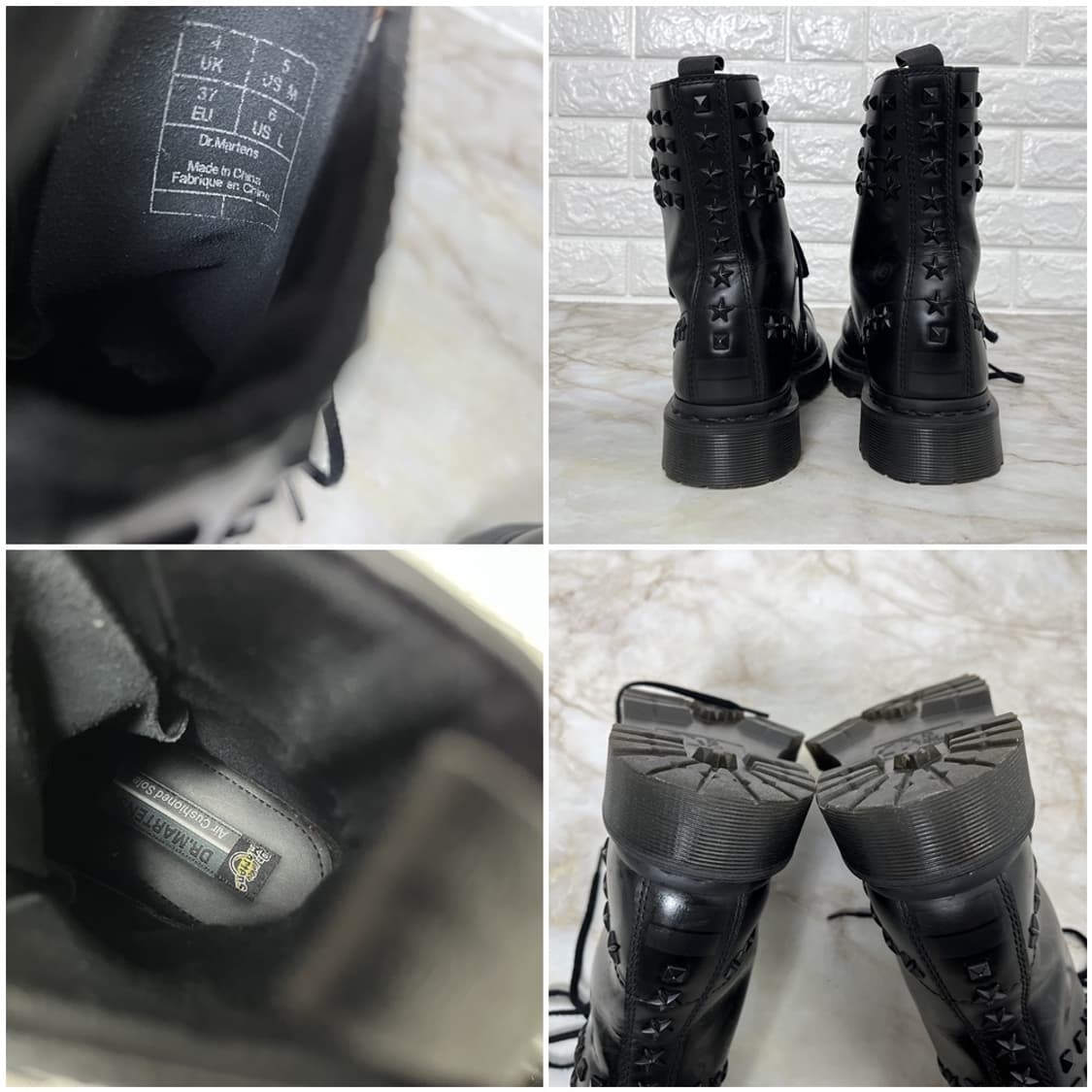 닥터마틴 1490 스터드 토널 스틸토 230 상품이미지6