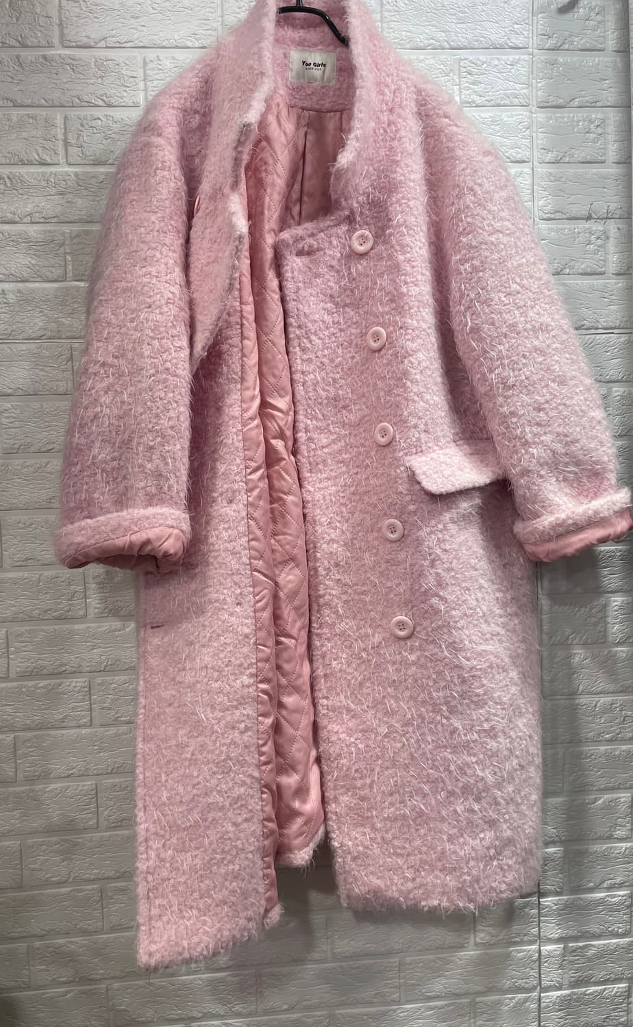 핑크퍼코트 뽀글이코트 퍼자켓 롱코트 털코트:) 하객룩데이트룩 상품이미지2