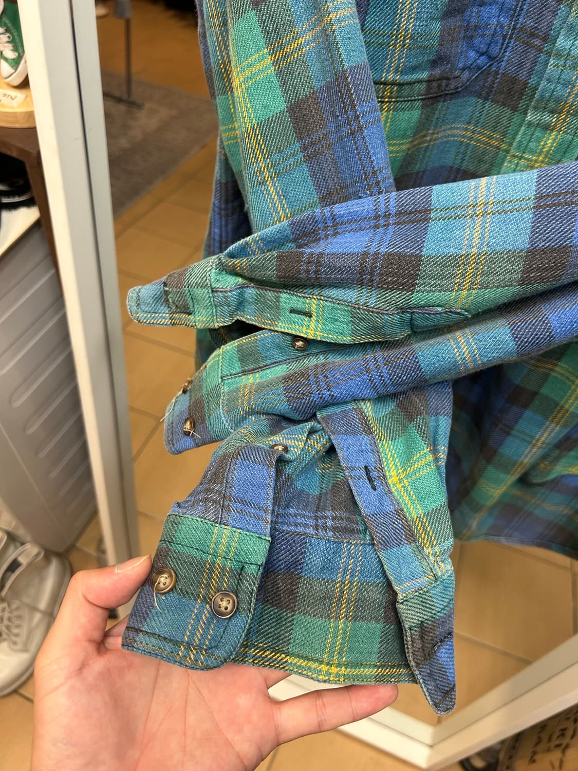90‘s Gap 체크셔츠 상품이미지2