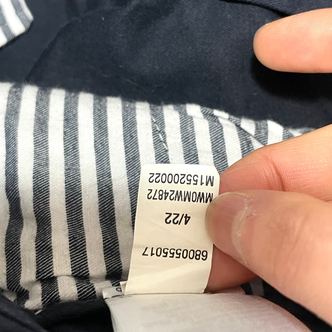 타미힐피거 네이비 면바지 치노팬츠 남성32/32 상품이미지6