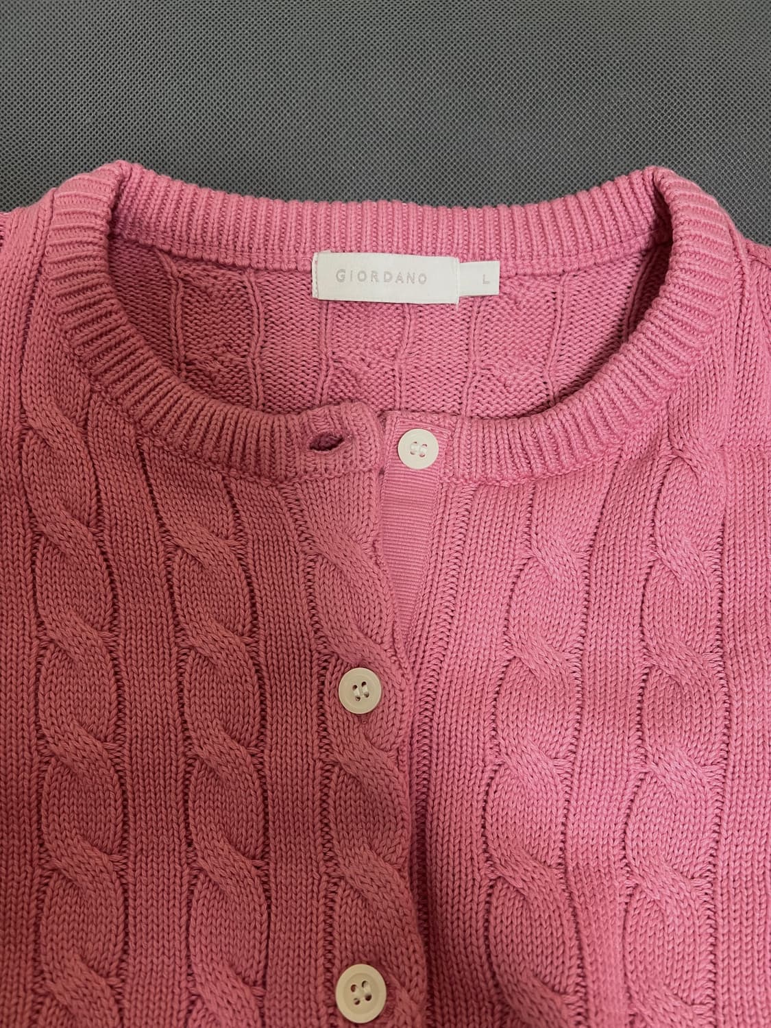 지오다노 케이블 가디건 상품이미지6