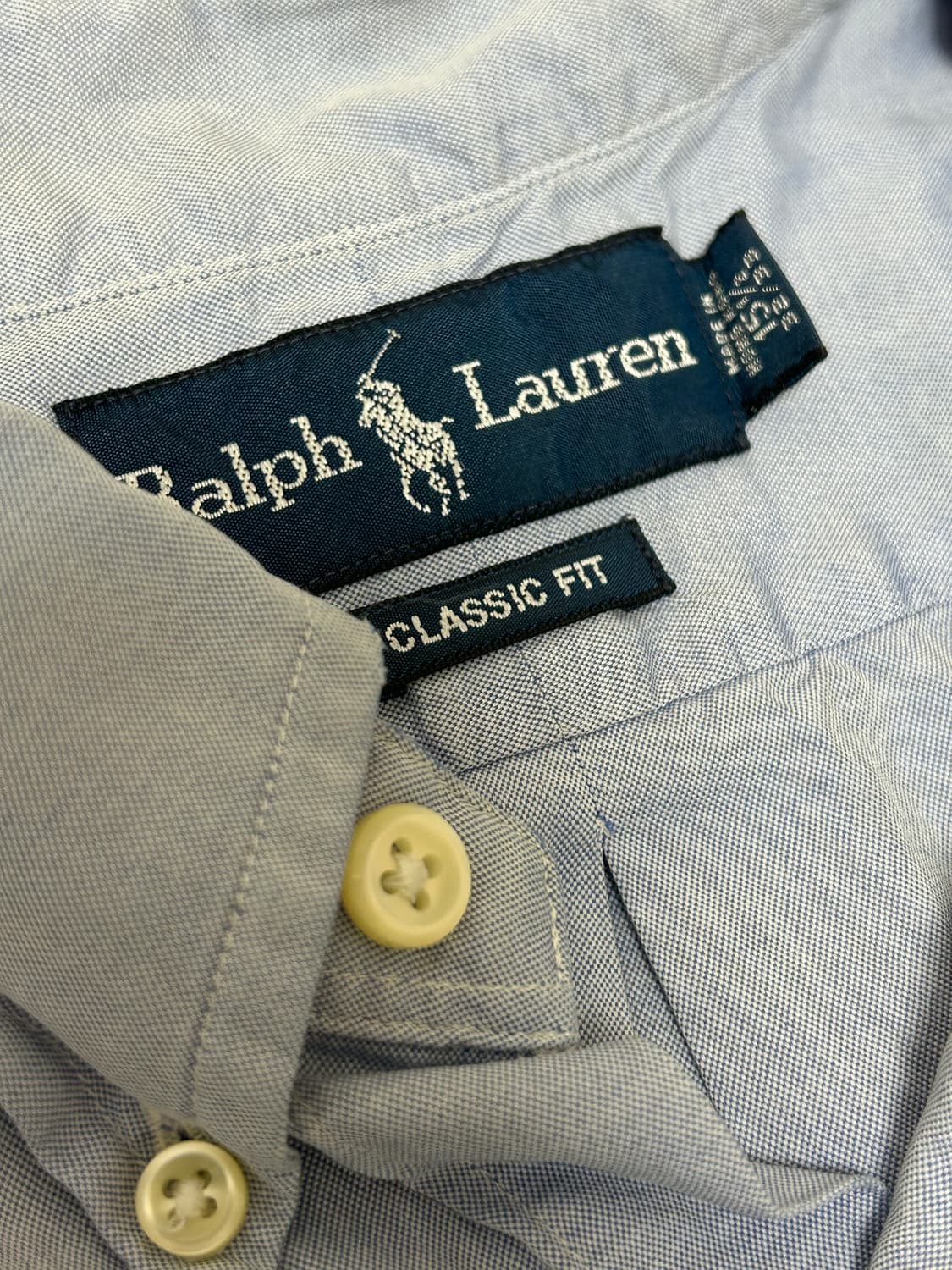 폴로 랄프로렌 스카이블루 클래식핏 옥스포드 셔츠 상품이미지5