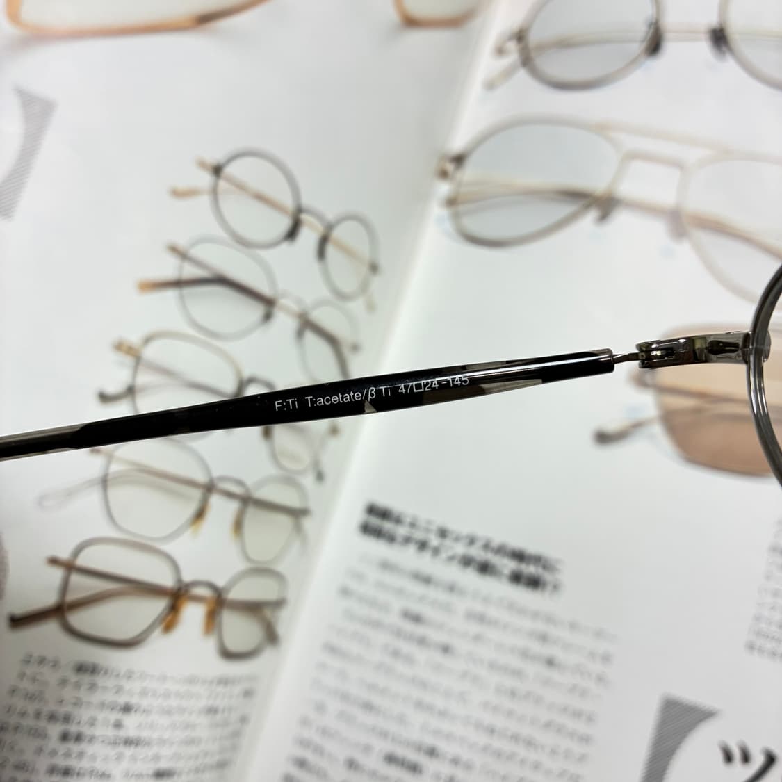 일본 사바에 후쿠이 제작 새들브릿지 실버 티타늄 안경 상품이미지6