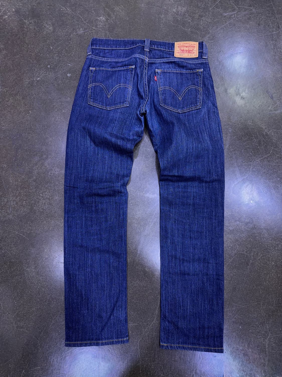 리바이스 511 슬름 스키니핏 헤어라인 워싱 데님팬츠 31 상품이미지2