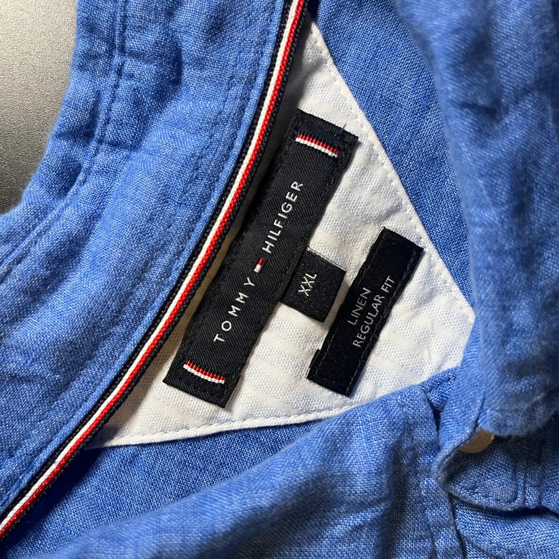 타미힐피거 린넨 반팔셔츠 상품이미지5