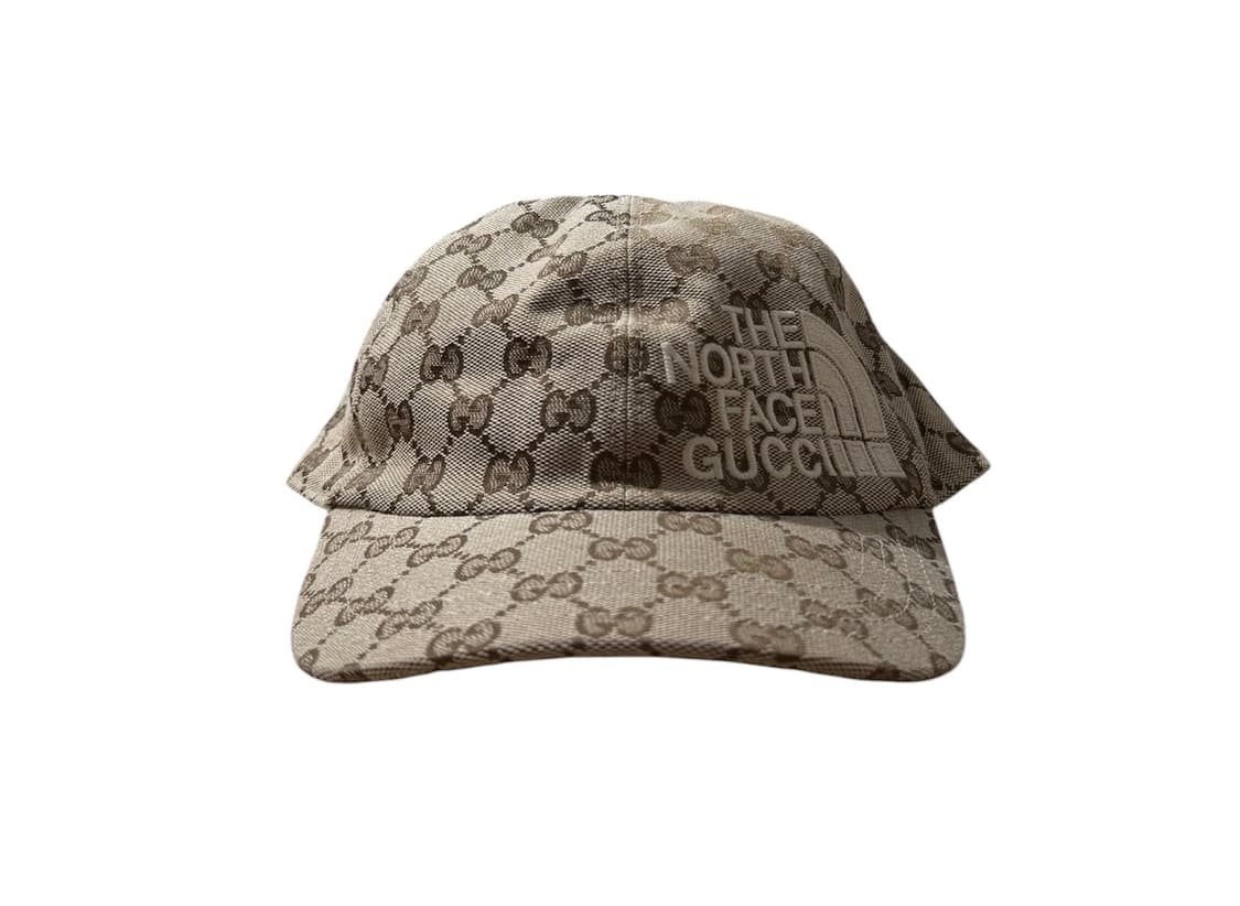 구찌 x 더 노스 페이스 오리지널 GG 캔버스 웹 베이스볼 햇 상품이미지2