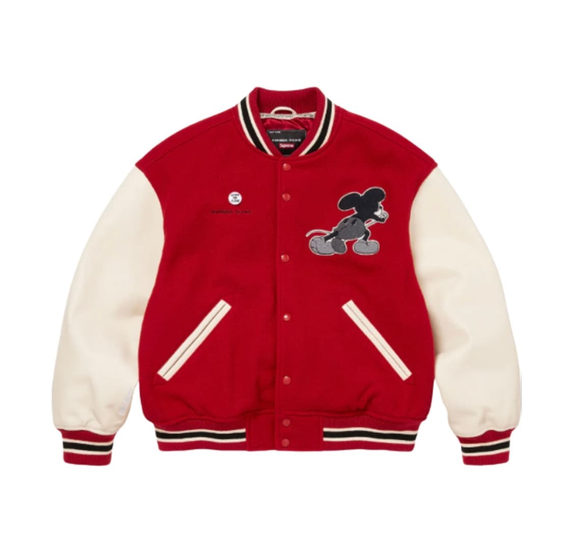 슈프림 넘버나인 바시티 레드 상품이미지1