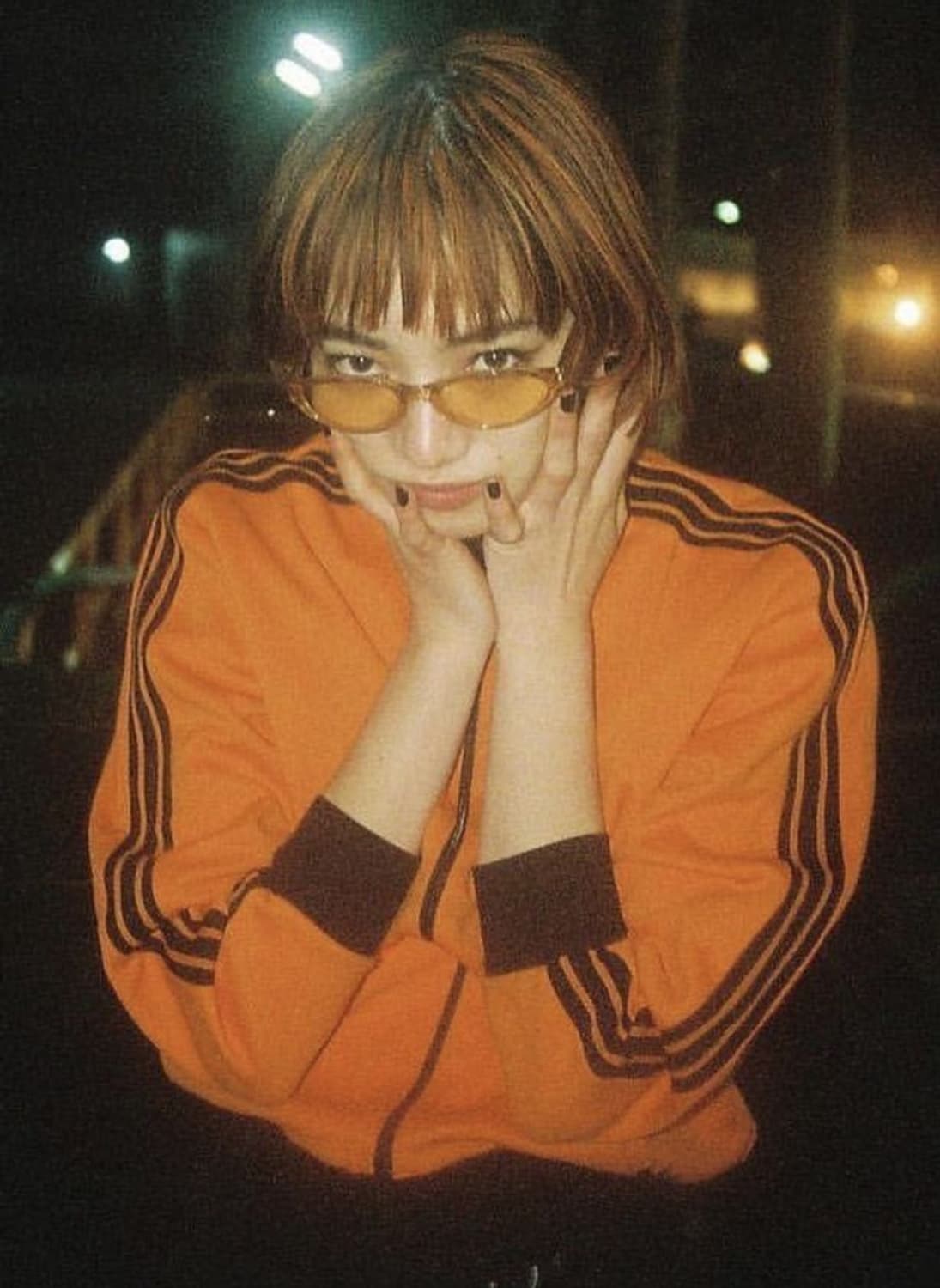 80's 아디다스 빈티지 서독제 고마츠 나나 져지 오렌지 상품이미지7