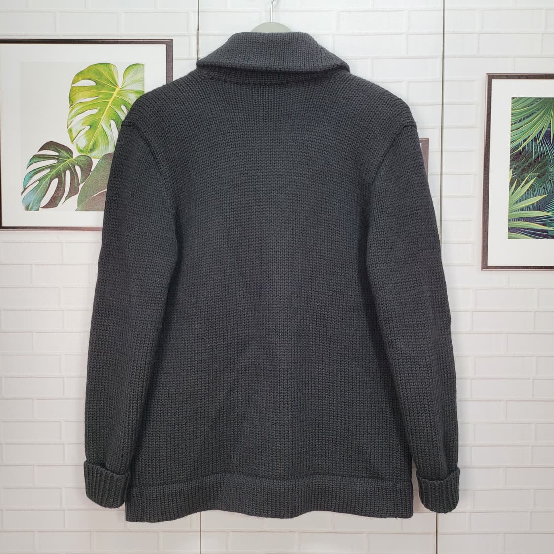 폴로랄프로렌 울100% 숄카라 니트 가디건 M사이즈 상품이미지4