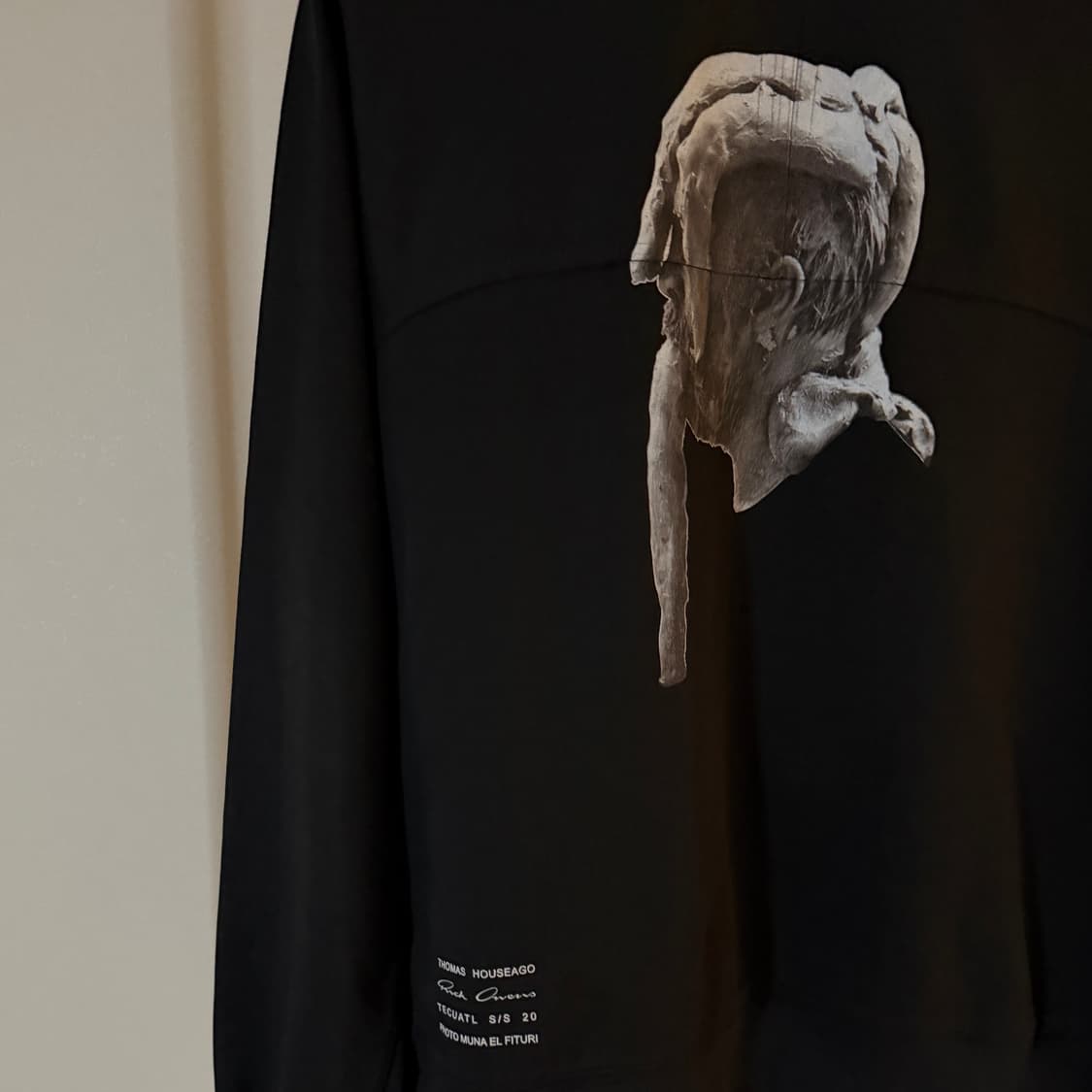 릭오웬스 20ss 토마스 하우즈아고 오버블랙저지 m 상품이미지3