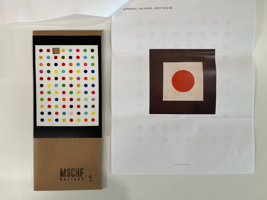 데미언 허스트 미스치프 Severed Spots 88 에디션 판화 상품이미지3