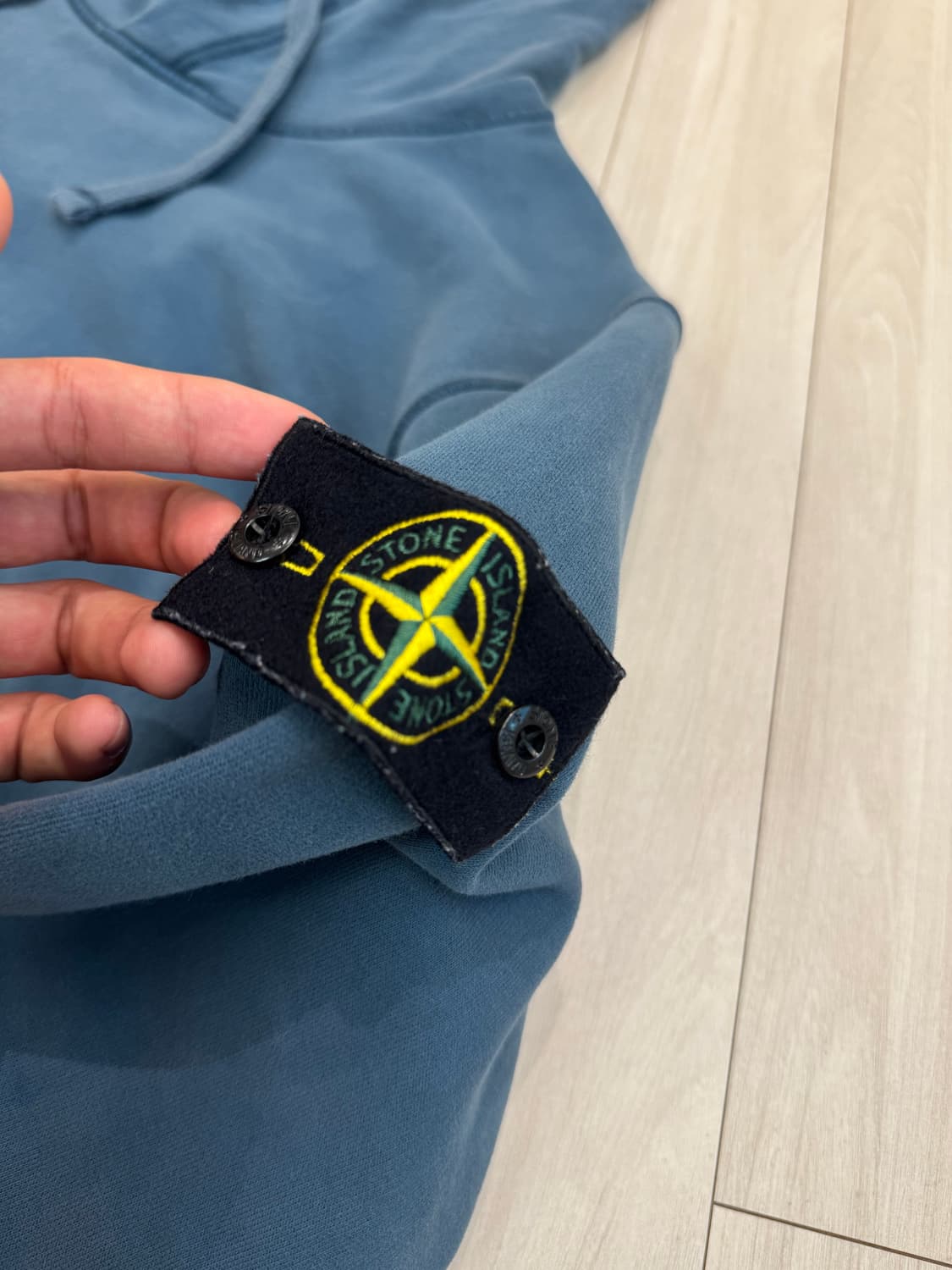 [정품] 스톤아일랜드 미네랄 블루 후드티 XL 상품이미지2